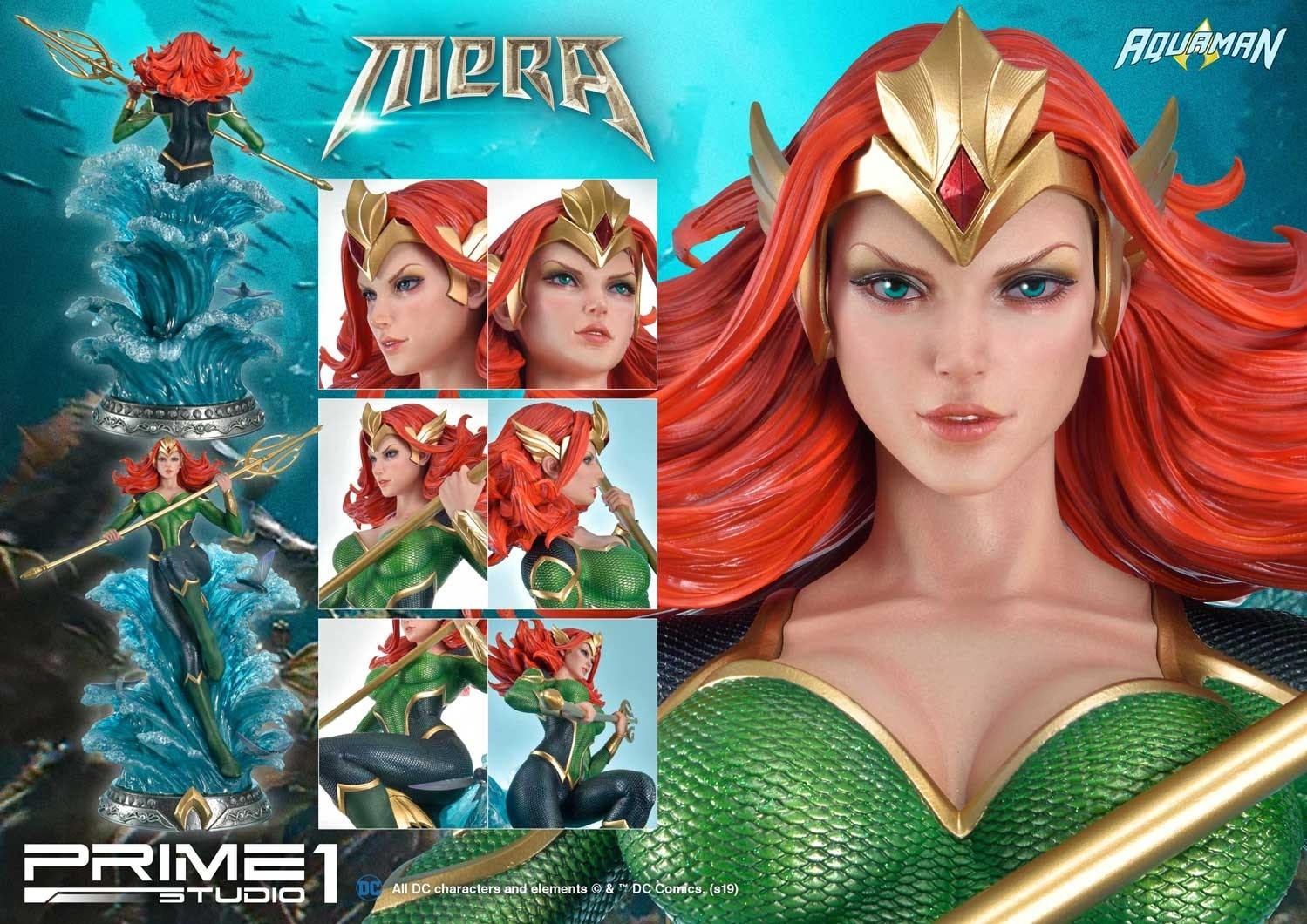 Aquaman - Mera - Museum Masterline Series  (MMDC-33) - 1/3 (Prime 1 Studio) photo 19