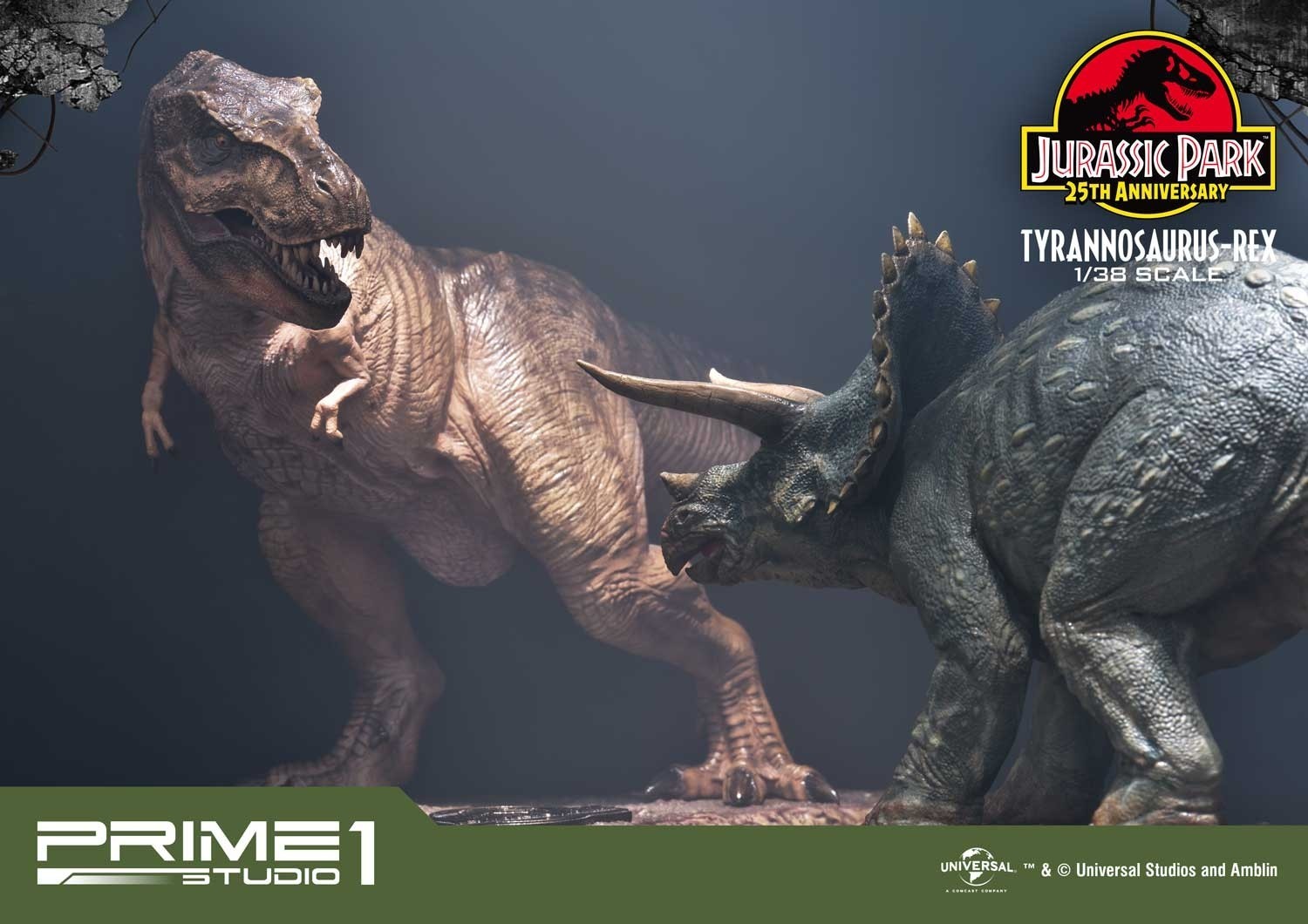 Jurassic Park - Triceratops - Prime Collectible Figures (PCFJP-02) - 1/38 (Prime 1 Studio) photo 2