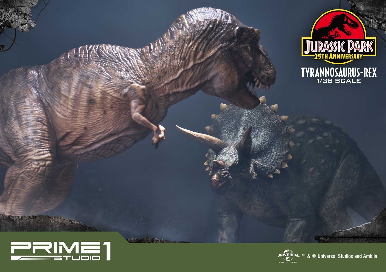 Jurassic Park - Triceratops - Prime Collectible Figures (PCFJP-02) - 1/38 (Prime 1 Studio) photo 4
