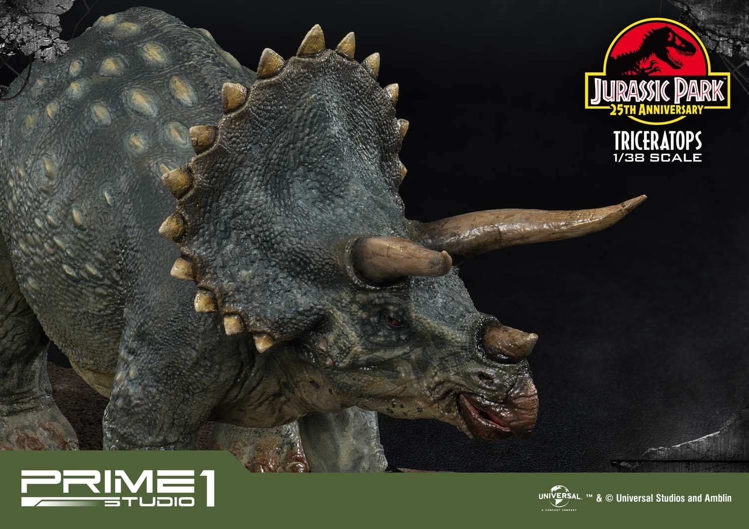 Jurassic Park - Triceratops - Prime Collectible Figures (PCFJP-02) - 1/38 (Prime 1 Studio) photo 6