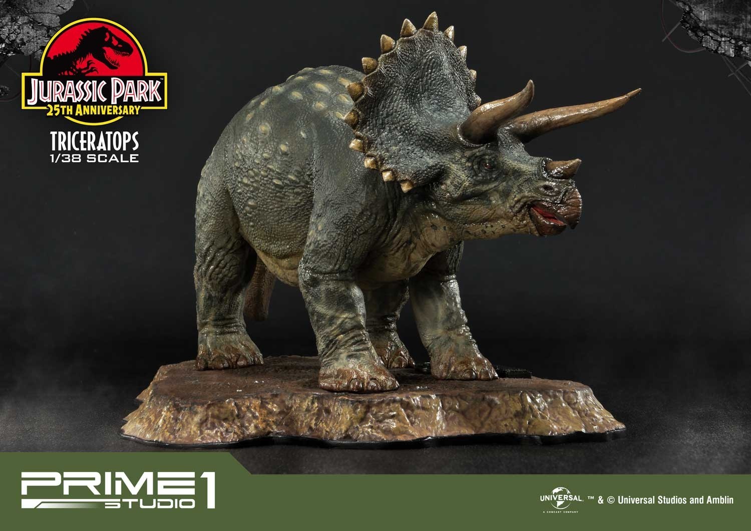 Jurassic Park - Triceratops - Prime Collectible Figures (PCFJP-02) - 1/38 (Prime 1 Studio) photo 8
