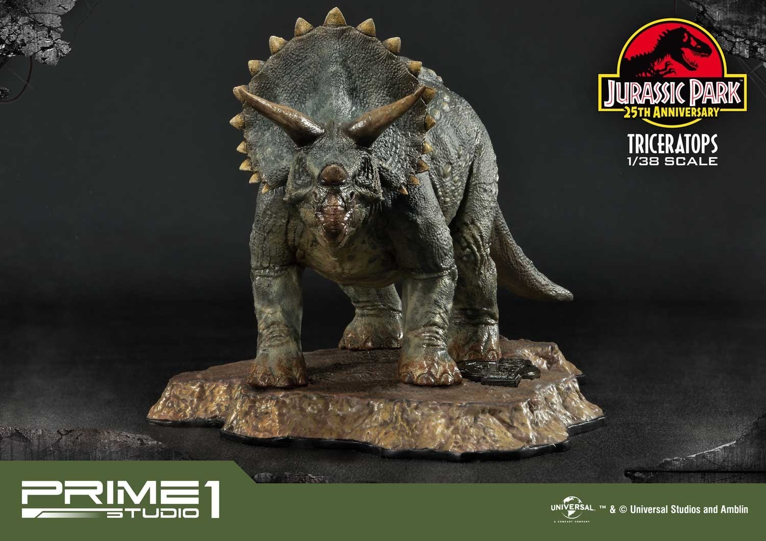 Jurassic Park - Triceratops - Prime Collectible Figures (PCFJP-02) - 1/38 (Prime 1 Studio) photo 10