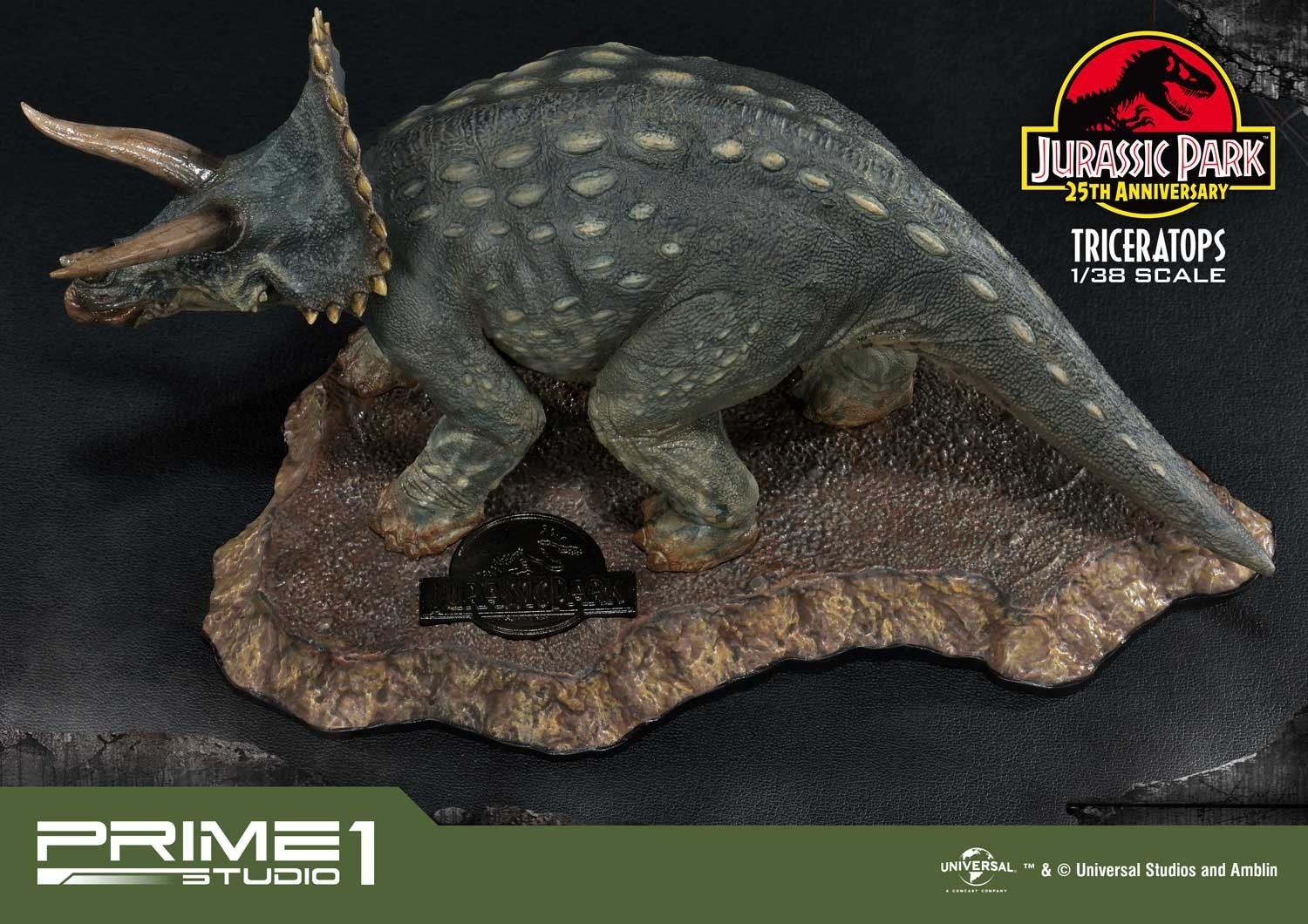 Jurassic Park - Triceratops - Prime Collectible Figures (PCFJP-02) - 1/38 (Prime 1 Studio) photo 11
