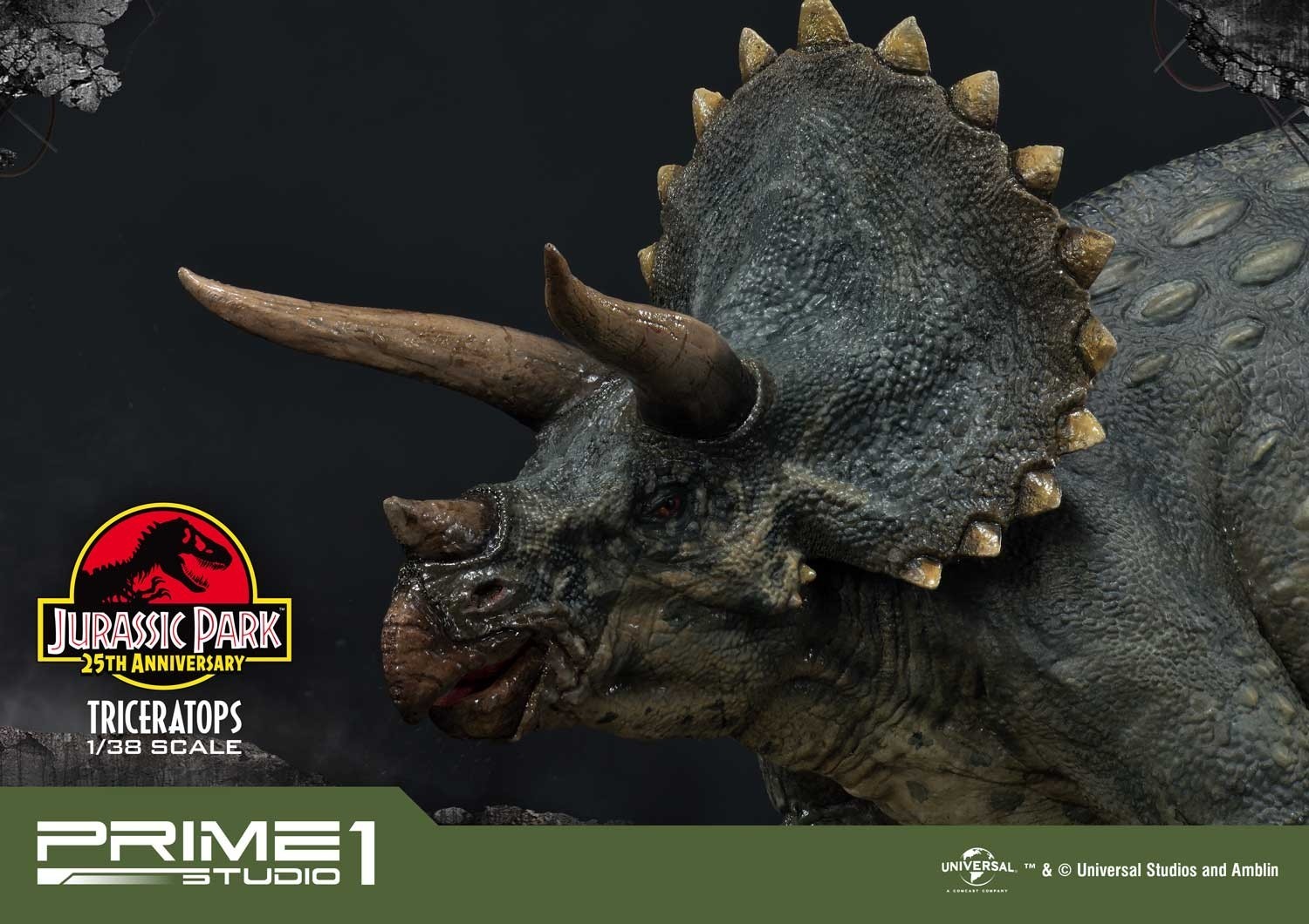 Jurassic Park - Triceratops - Prime Collectible Figures (PCFJP-02) - 1/38 (Prime 1 Studio) photo 13