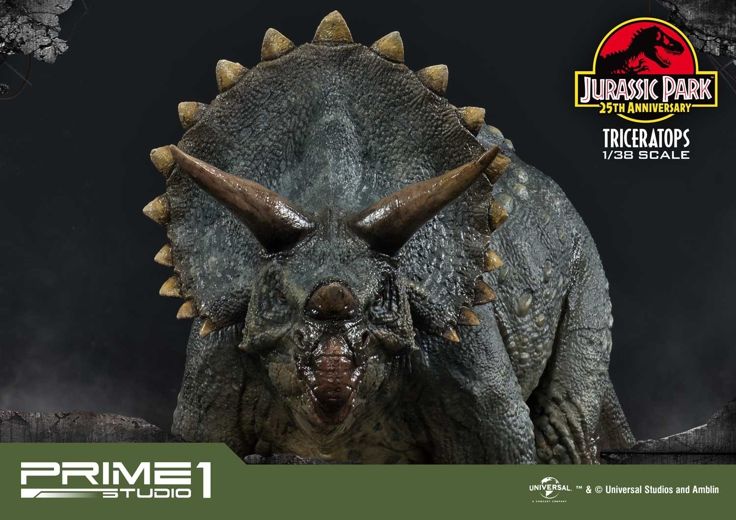 Jurassic Park - Triceratops - Prime Collectible Figures (PCFJP-02) - 1/38 (Prime 1 Studio) photo 14