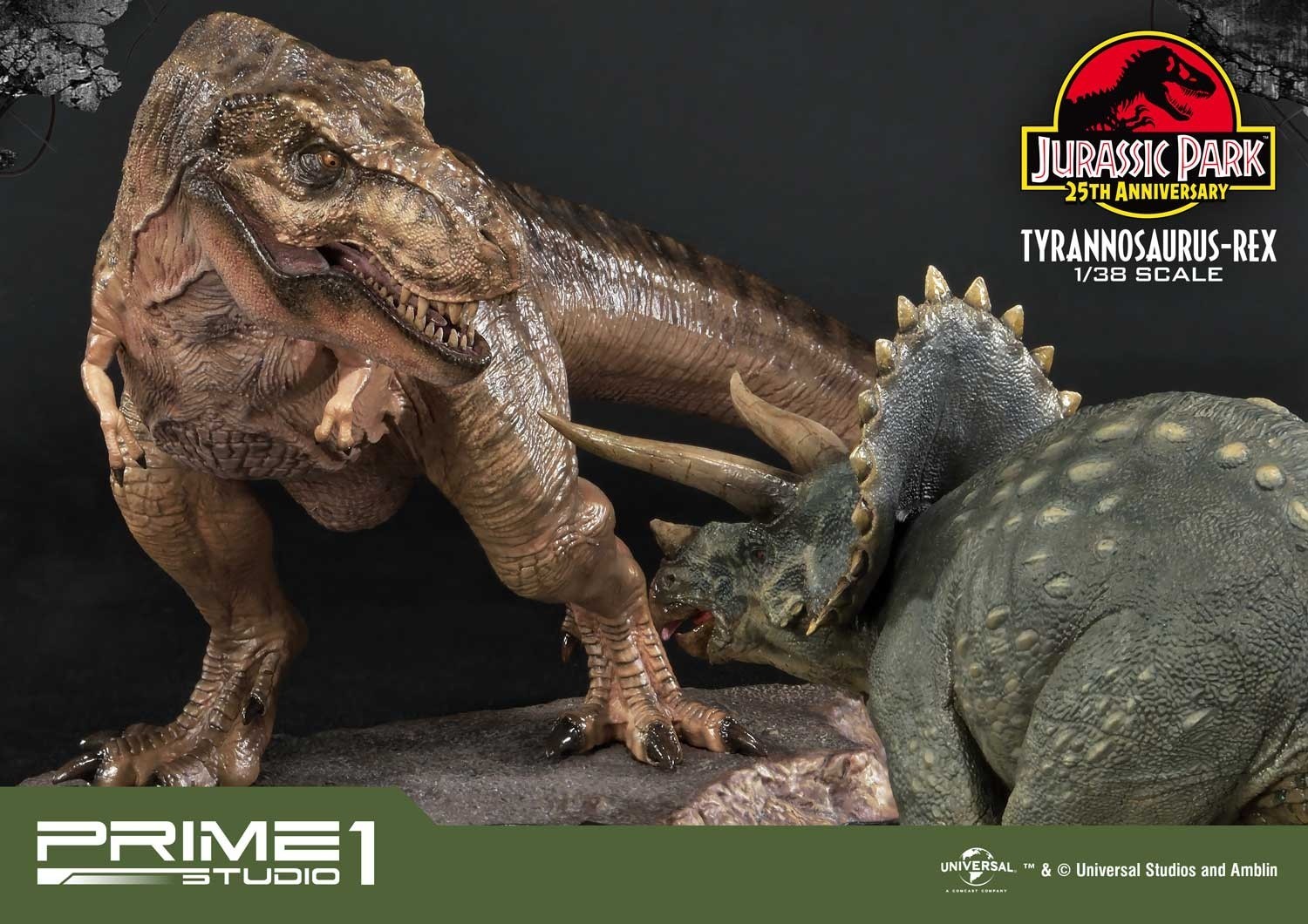 Jurassic Park - Triceratops - Prime Collectible Figures (PCFJP-02) - 1/38 (Prime 1 Studio) photo 16