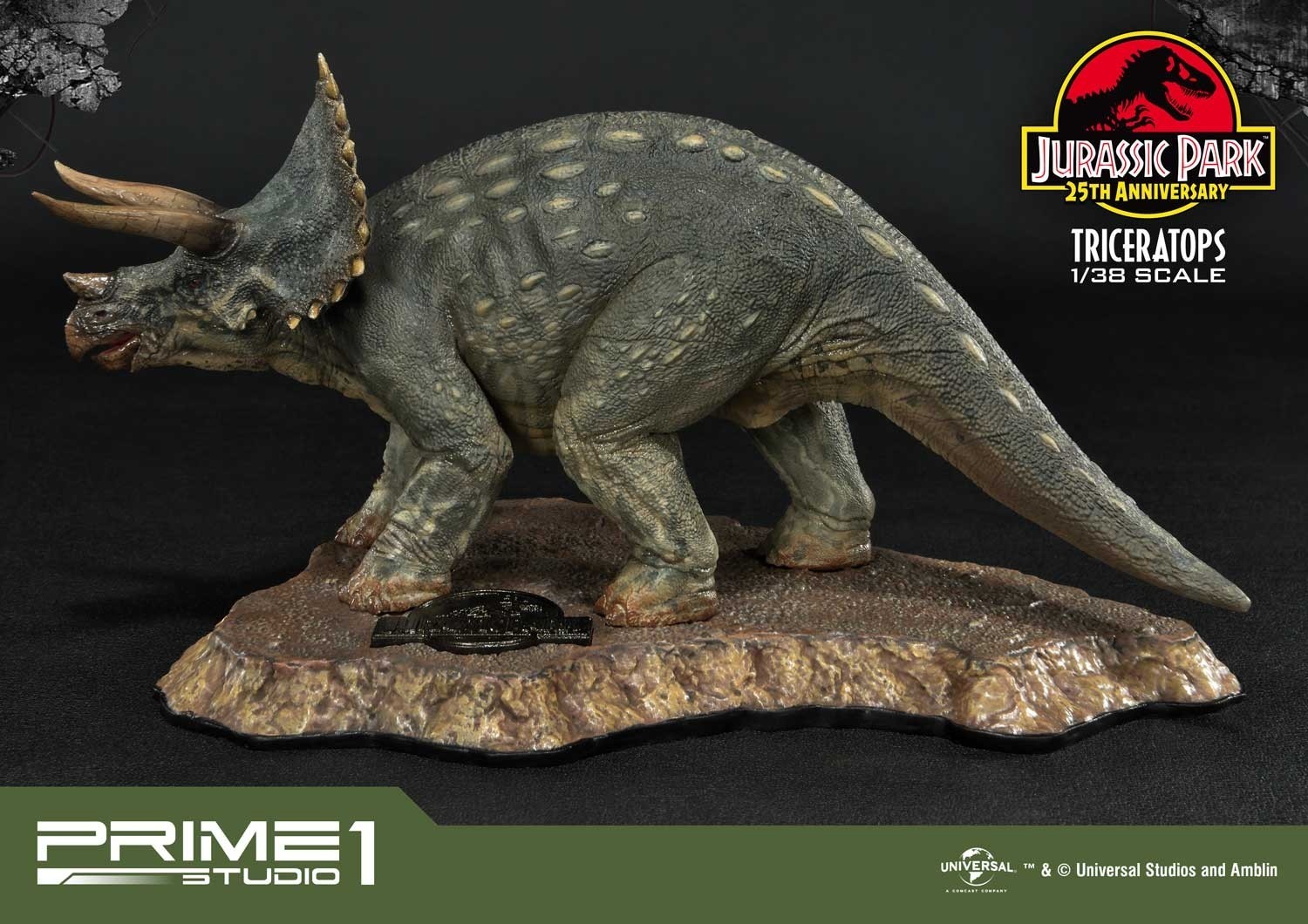 Jurassic Park - Triceratops - Prime Collectible Figures (PCFJP-02) - 1/38 (Prime 1 Studio) photo 35