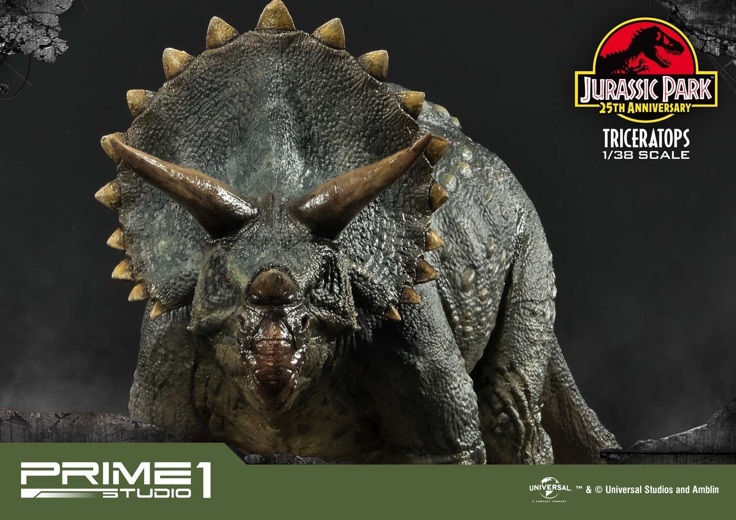 Jurassic Park - Triceratops - Prime Collectible Figures (PCFJP-02) - 1/38 (Prime 1 Studio) photo 38