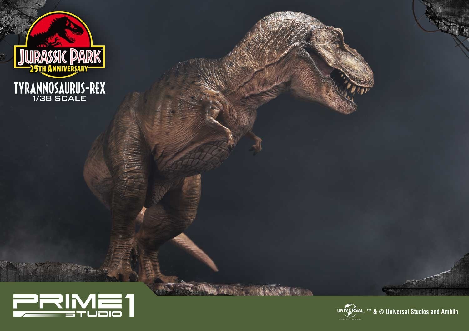 Jurassic Park - Tyrannosaurus Rex - Prime Collectible Figures  (PCFJP-01) - 1/38 (Prime 1 Studio) photo 11