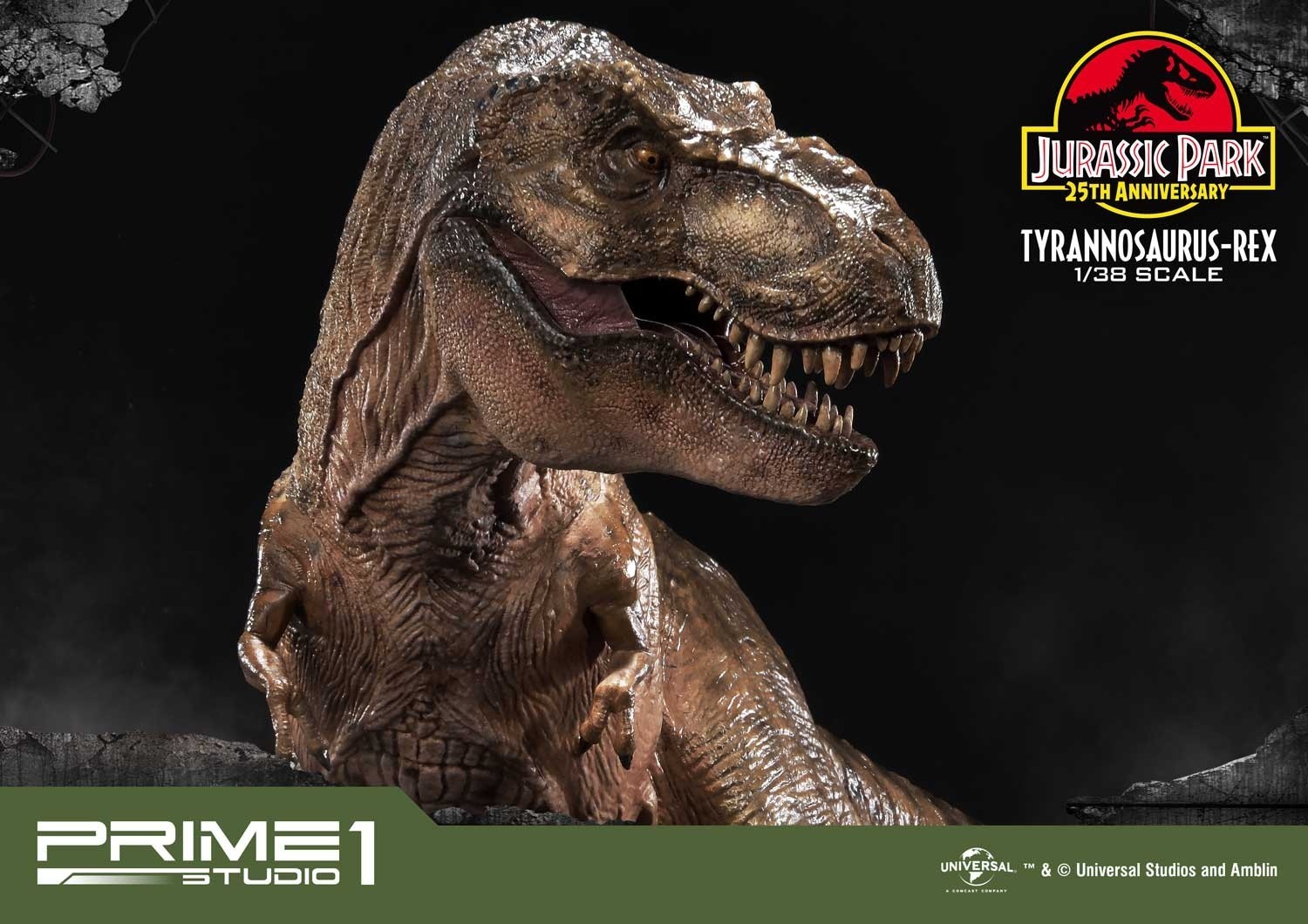 Jurassic Park - Tyrannosaurus Rex - Prime Collectible Figures  (PCFJP-01) - 1/38 (Prime 1 Studio) photo 15