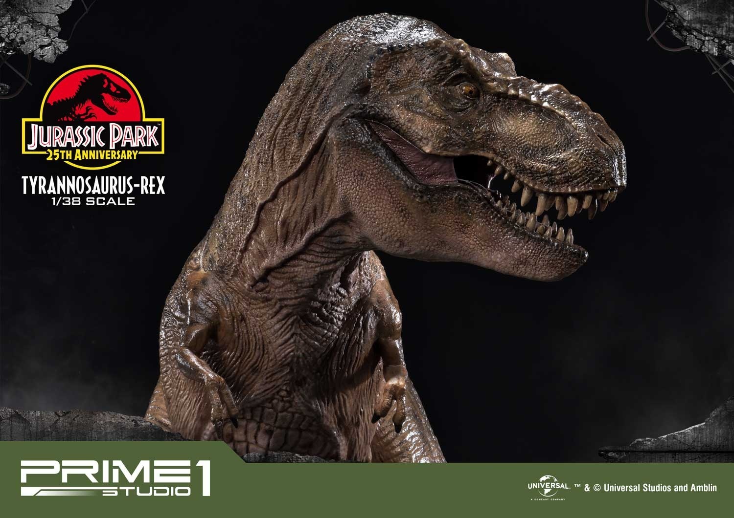 Jurassic Park - Tyrannosaurus Rex - Prime Collectible Figures  (PCFJP-01) - 1/38 (Prime 1 Studio) photo 58