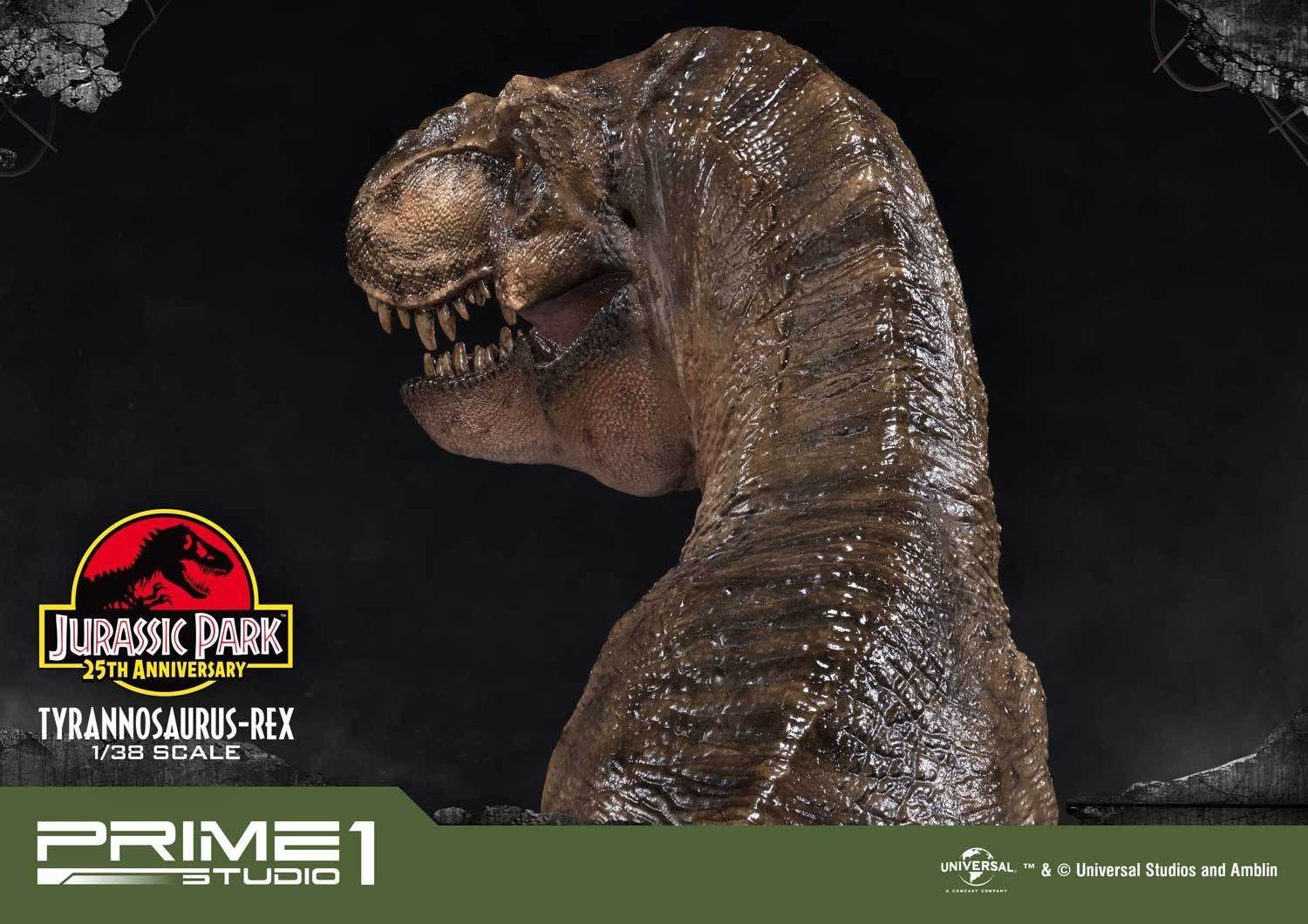 Jurassic Park - Tyrannosaurus Rex - Prime Collectible Figures  (PCFJP-01) - 1/38 (Prime 1 Studio) photo 60
