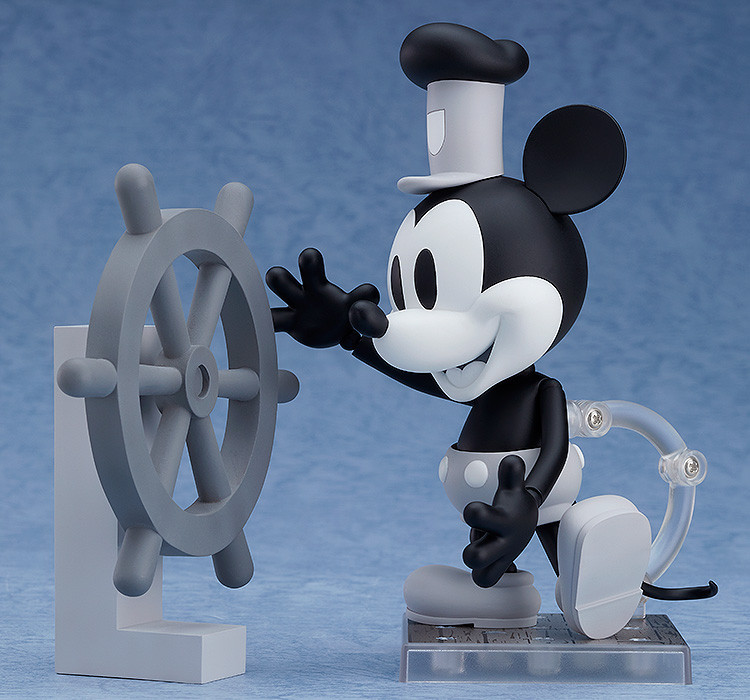 Steamboat Willie - Mickey Mouse - Nendoroid  (#1010a) - 1928 Ver., Black & White (Good Smile Company) photo 4