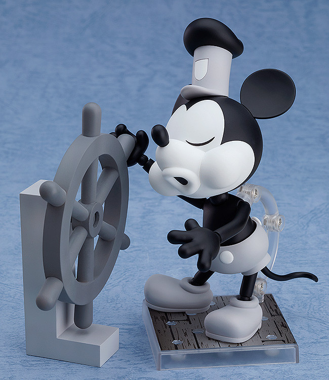 Steamboat Willie - Mickey Mouse - Nendoroid  (#1010a) - 1928 Ver., Black & White (Good Smile Company) photo 9