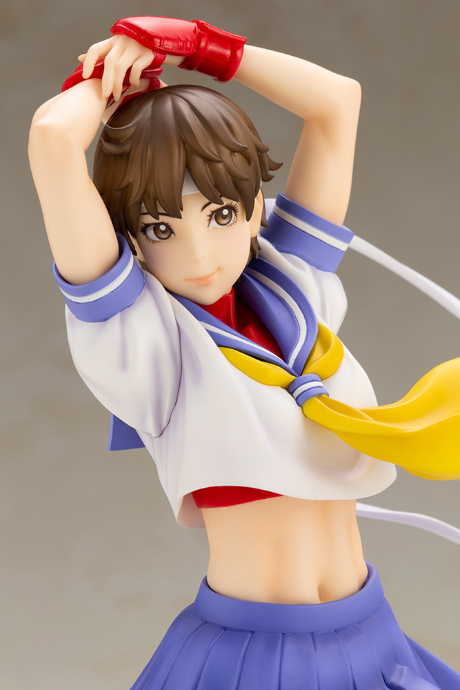 Street Fighter Zero 3 - Kasugano Sakura - Bishoujo Statue - Street Fighter x Bishoujo - 1/7 (Kotobukiya) photo 9