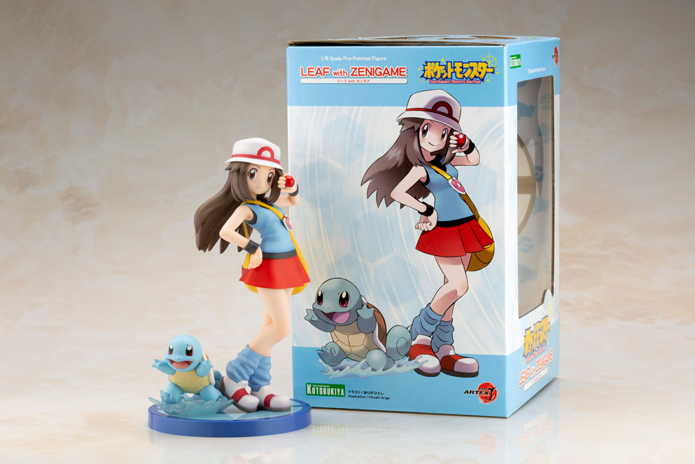 Pocket Monsters - Leaf - Zenigame - ARTFX J - Pokémon Figure Series - 1/8 (Kotobukiya) photo 40