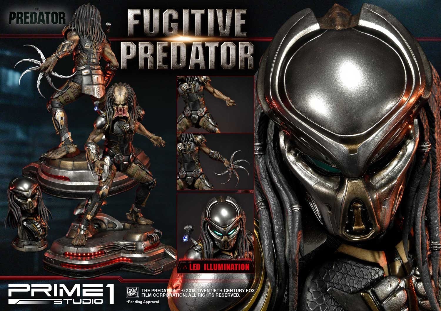 The Predator - Fugitive Predator - Premium Masterline  (PMTPR-01DX) - 1/4 - DX Version (Prime 1 Studio) photo 40