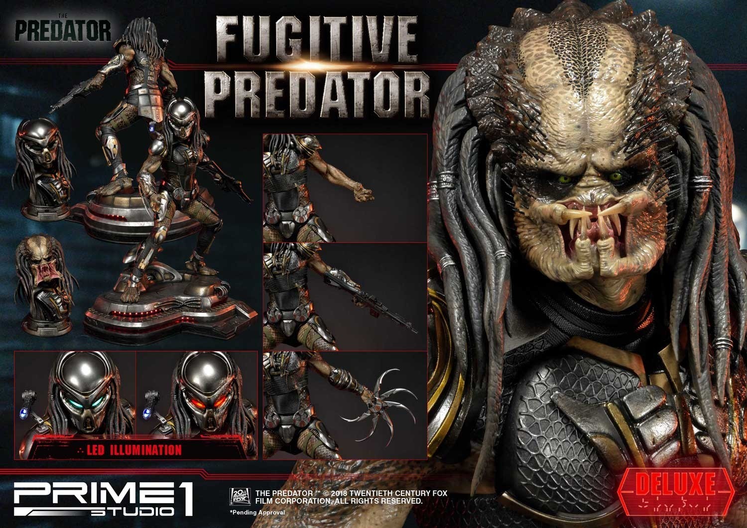 The Predator - Fugitive Predator - Premium Masterline  (PMTPR-01DX) - 1/4 - DX Version (Prime 1 Studio) photo 75