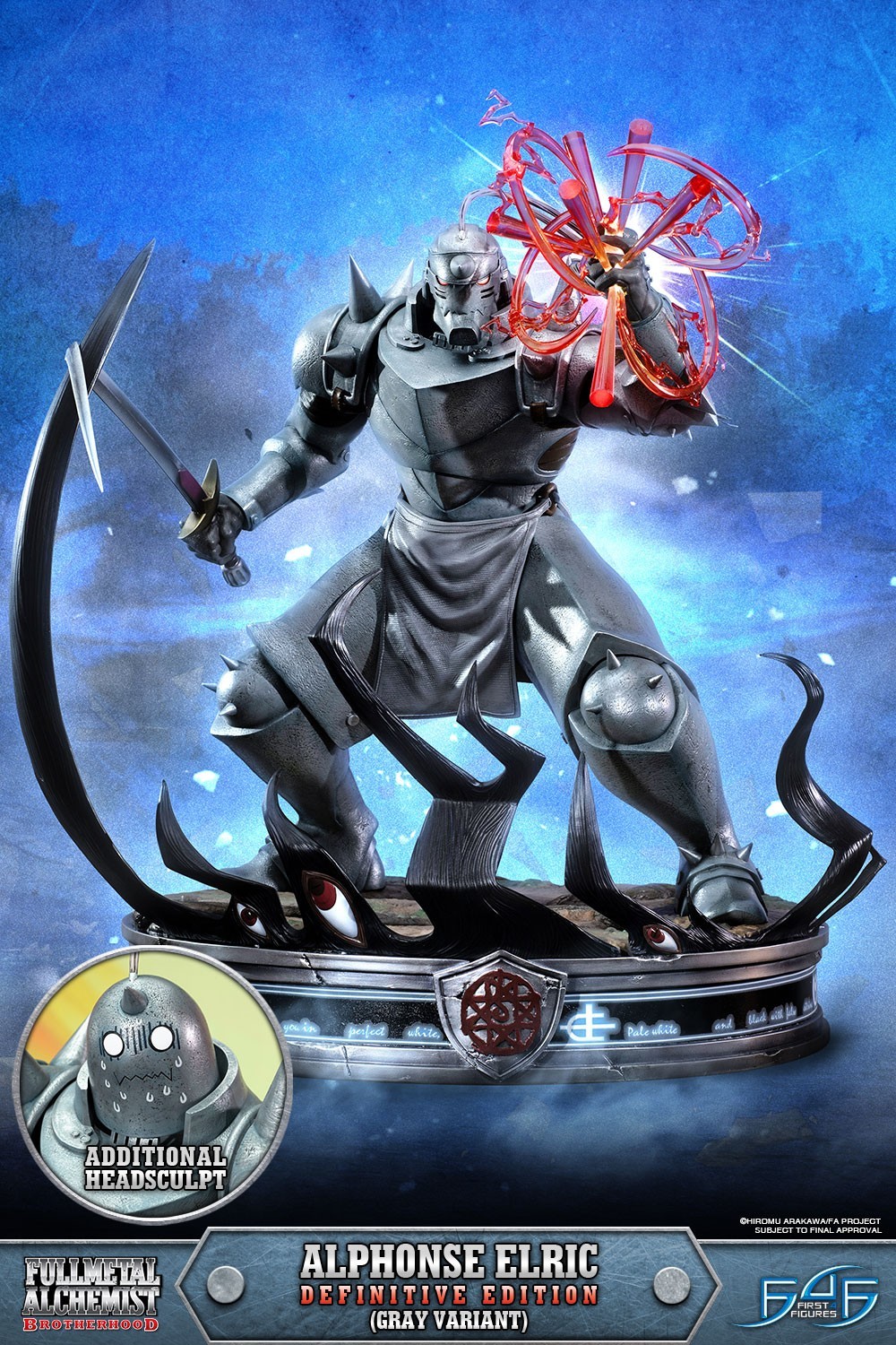 Hagane no Renkinjutsushi Fullmetal Alchemist - Alphonse Elric - 1/4 - Definitive Edition, Gray Variant (First 4 Figures) photo 4