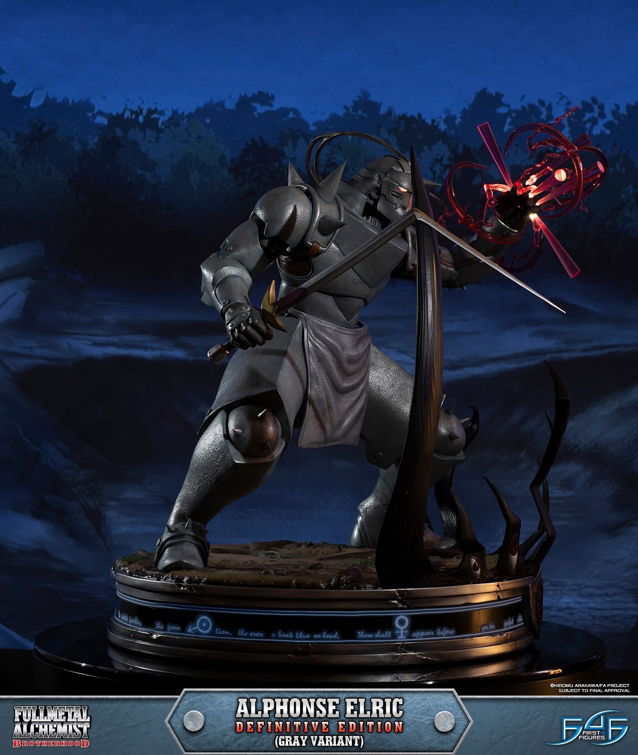 Hagane no Renkinjutsushi Fullmetal Alchemist - Alphonse Elric - 1/4 - Definitive Edition, Gray Variant (First 4 Figures) photo 8