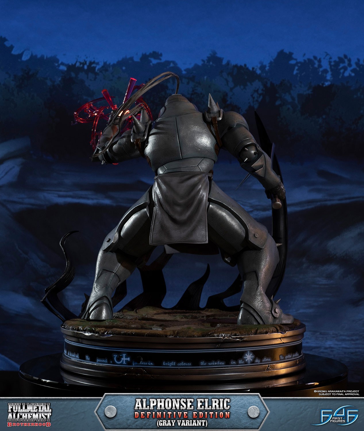 Hagane no Renkinjutsushi Fullmetal Alchemist - Alphonse Elric - 1/4 - Definitive Edition, Gray Variant (First 4 Figures) photo 11