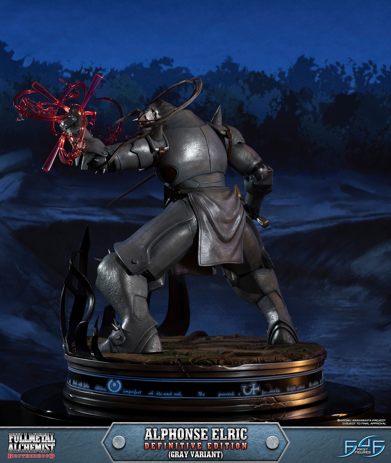 Hagane no Renkinjutsushi Fullmetal Alchemist - Alphonse Elric - 1/4 - Definitive Edition, Gray Variant (First 4 Figures) photo 12