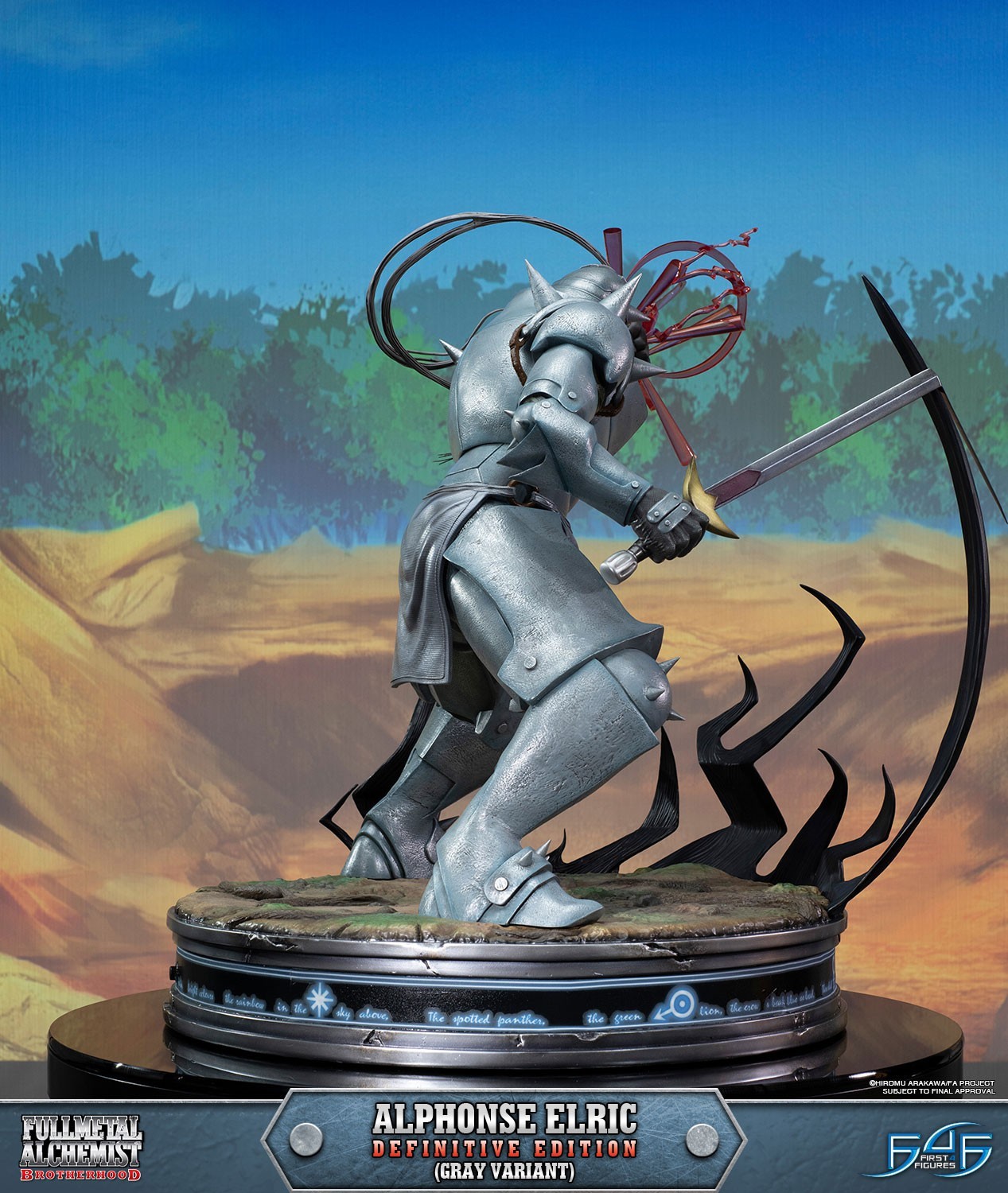 Hagane no Renkinjutsushi Fullmetal Alchemist - Alphonse Elric - 1/4 - Definitive Edition, Gray Variant (First 4 Figures) photo 13