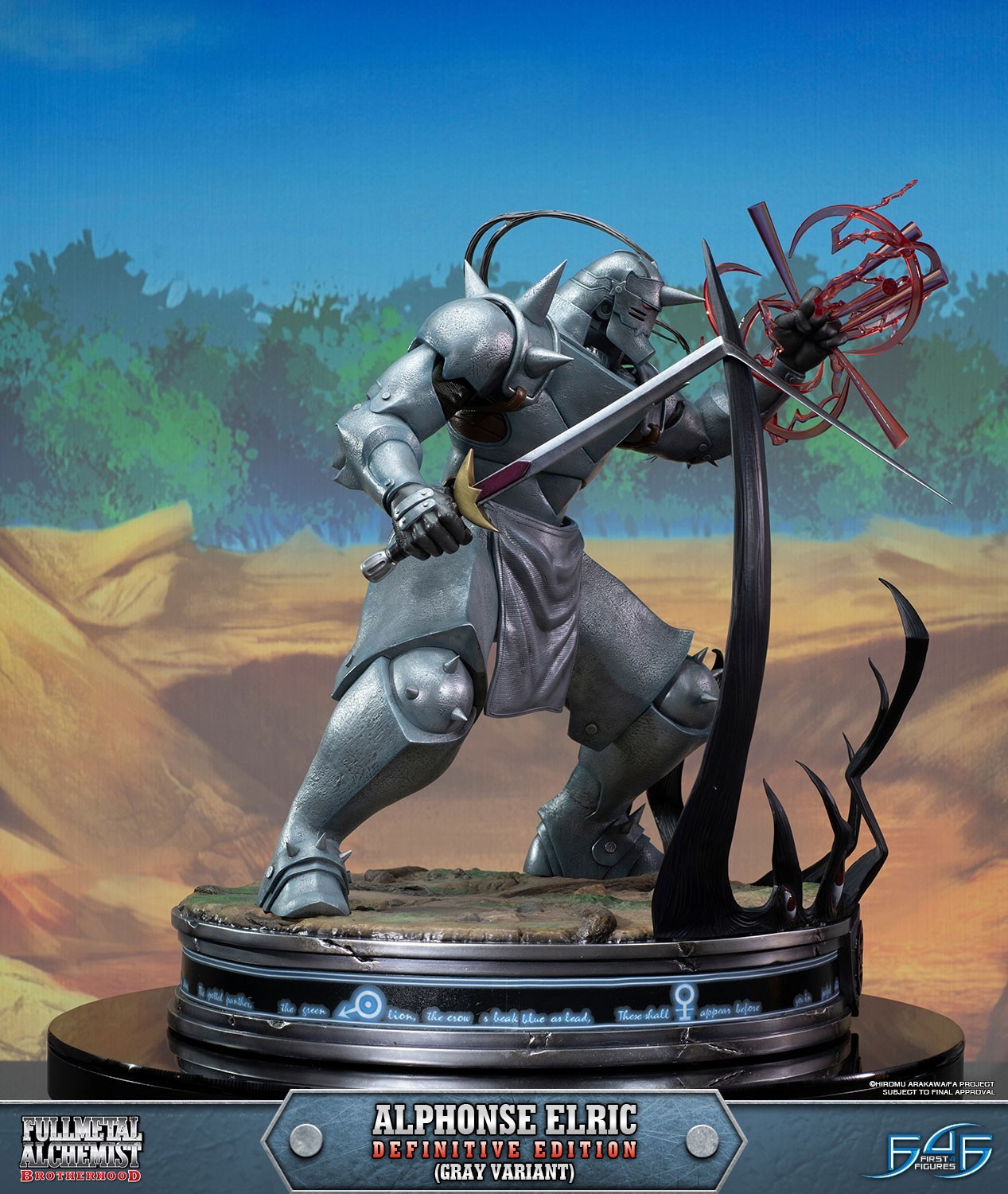 Hagane no Renkinjutsushi Fullmetal Alchemist - Alphonse Elric - 1/4 - Definitive Edition, Gray Variant (First 4 Figures) photo 15