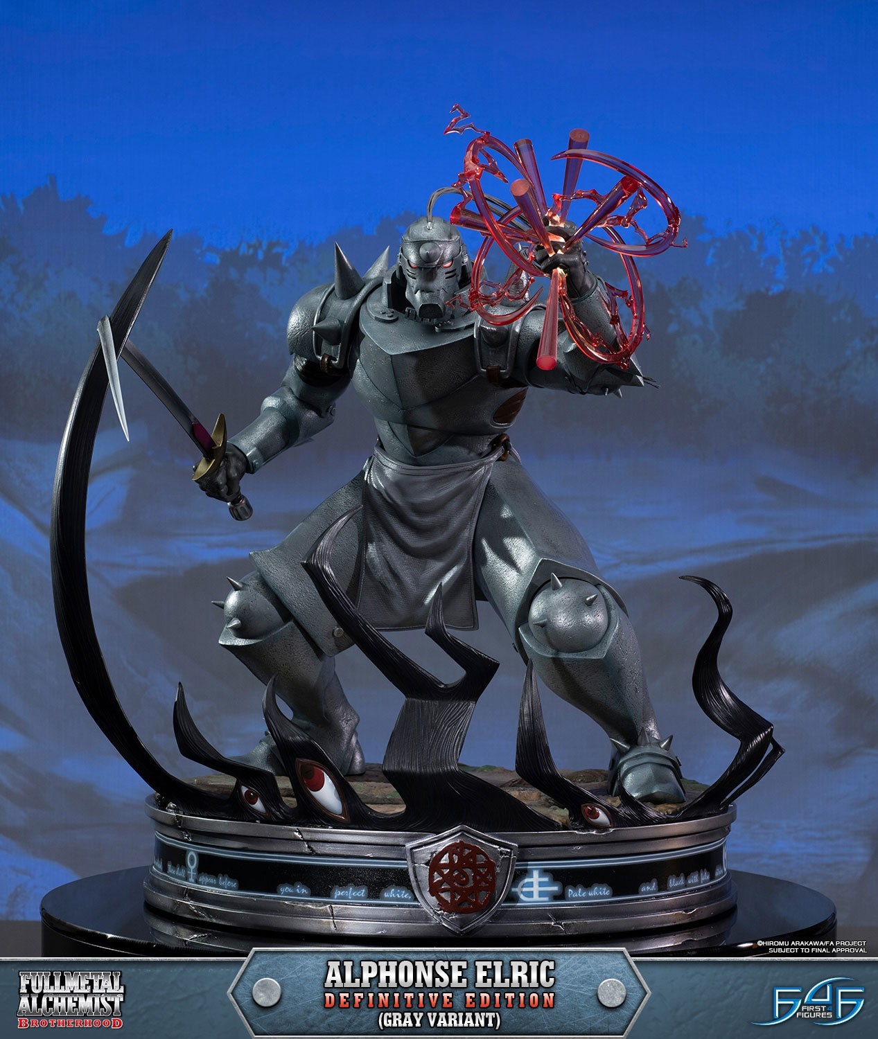 Hagane no Renkinjutsushi Fullmetal Alchemist - Alphonse Elric - 1/4 - Definitive Edition, Gray Variant (First 4 Figures) photo 17