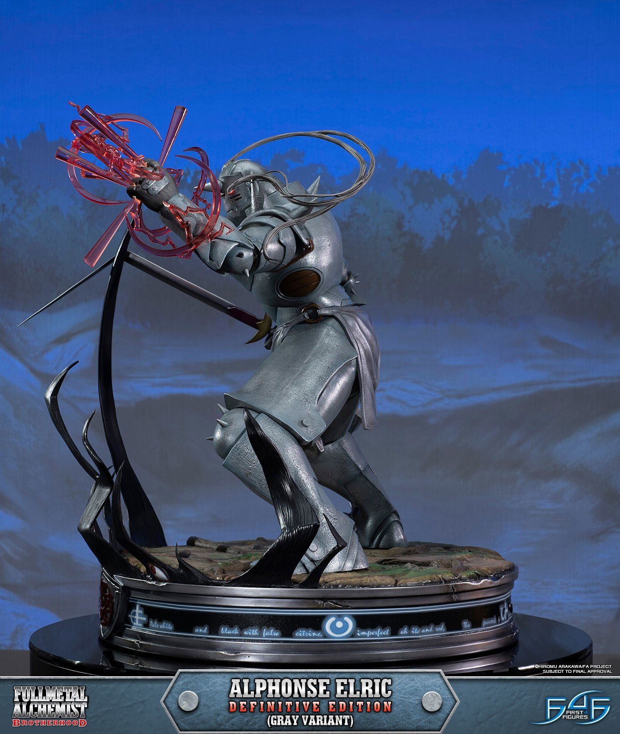 Hagane no Renkinjutsushi Fullmetal Alchemist - Alphonse Elric - 1/4 - Definitive Edition, Gray Variant (First 4 Figures) photo 18