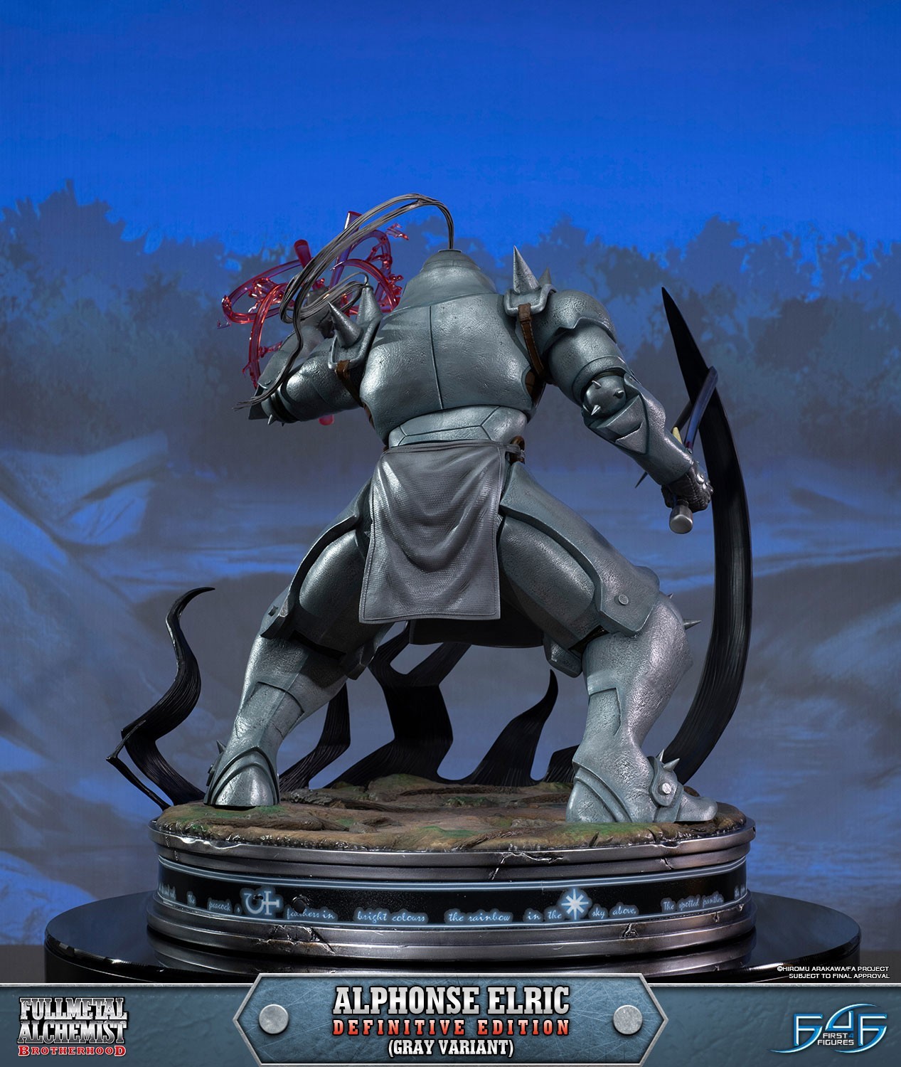 Hagane no Renkinjutsushi Fullmetal Alchemist - Alphonse Elric - 1/4 - Definitive Edition, Gray Variant (First 4 Figures) photo 20