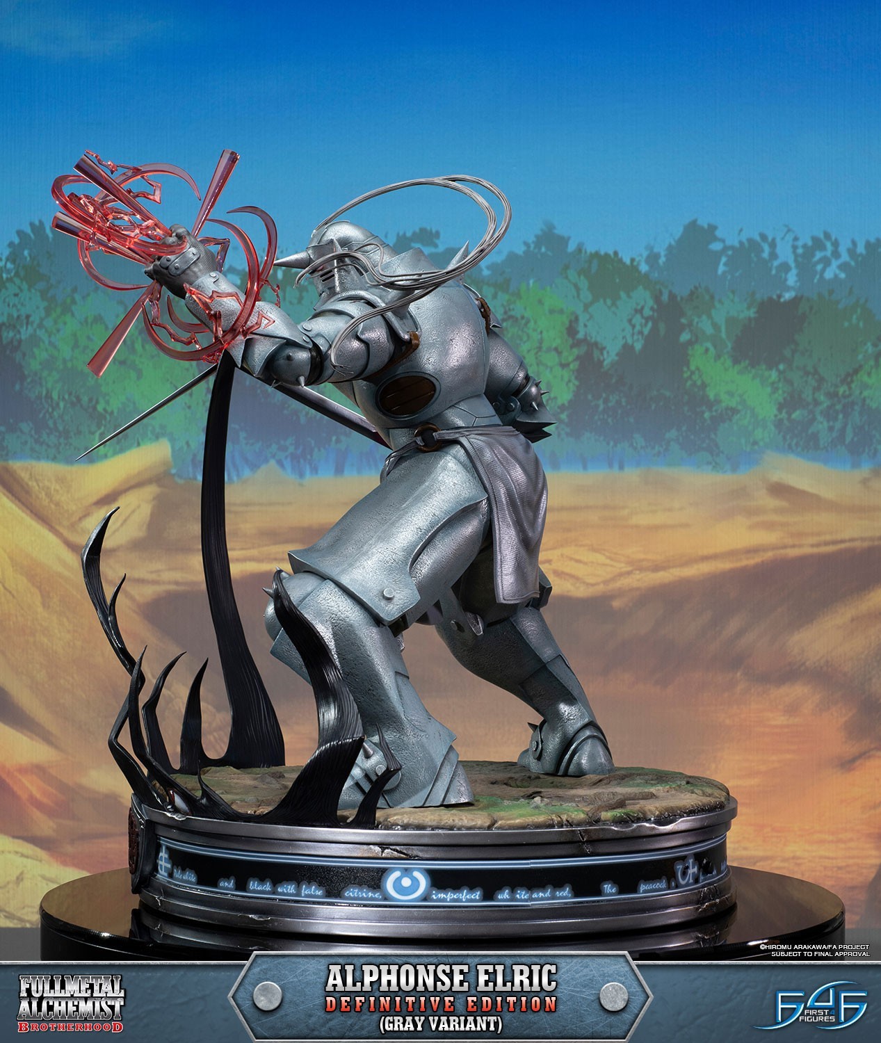 Hagane no Renkinjutsushi Fullmetal Alchemist - Alphonse Elric - 1/4 - Definitive Edition, Gray Variant (First 4 Figures) photo 21