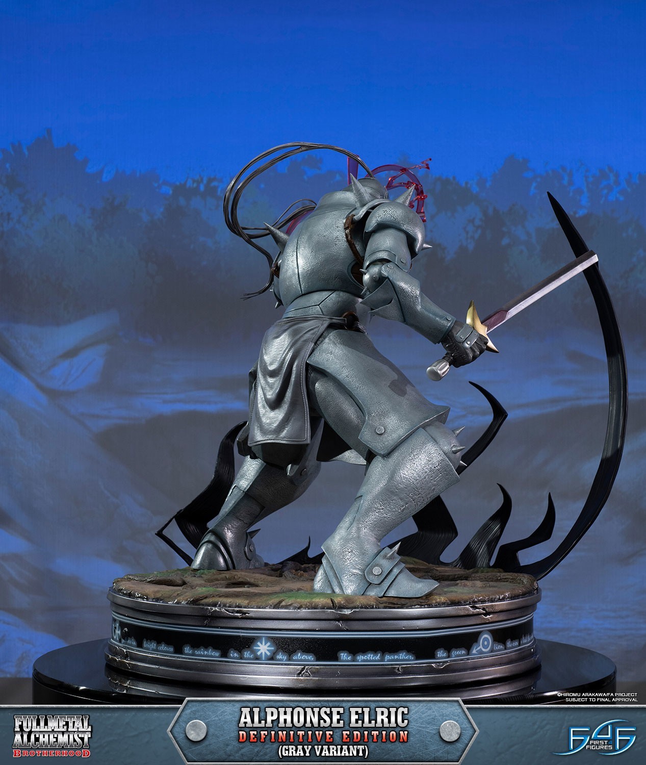 Hagane no Renkinjutsushi Fullmetal Alchemist - Alphonse Elric - 1/4 - Definitive Edition, Gray Variant (First 4 Figures) photo 22