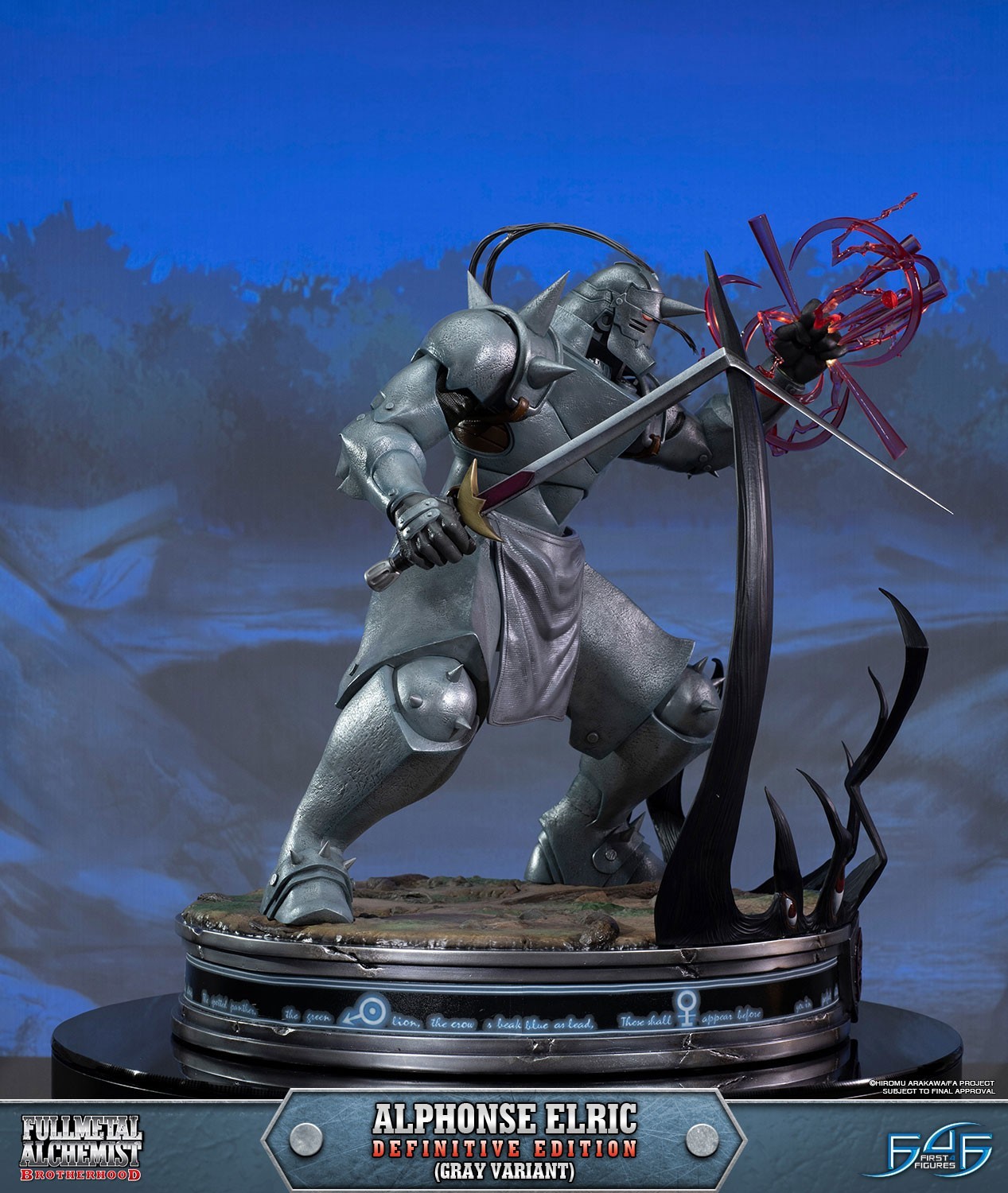 Hagane no Renkinjutsushi Fullmetal Alchemist - Alphonse Elric - 1/4 - Definitive Edition, Gray Variant (First 4 Figures) photo 23