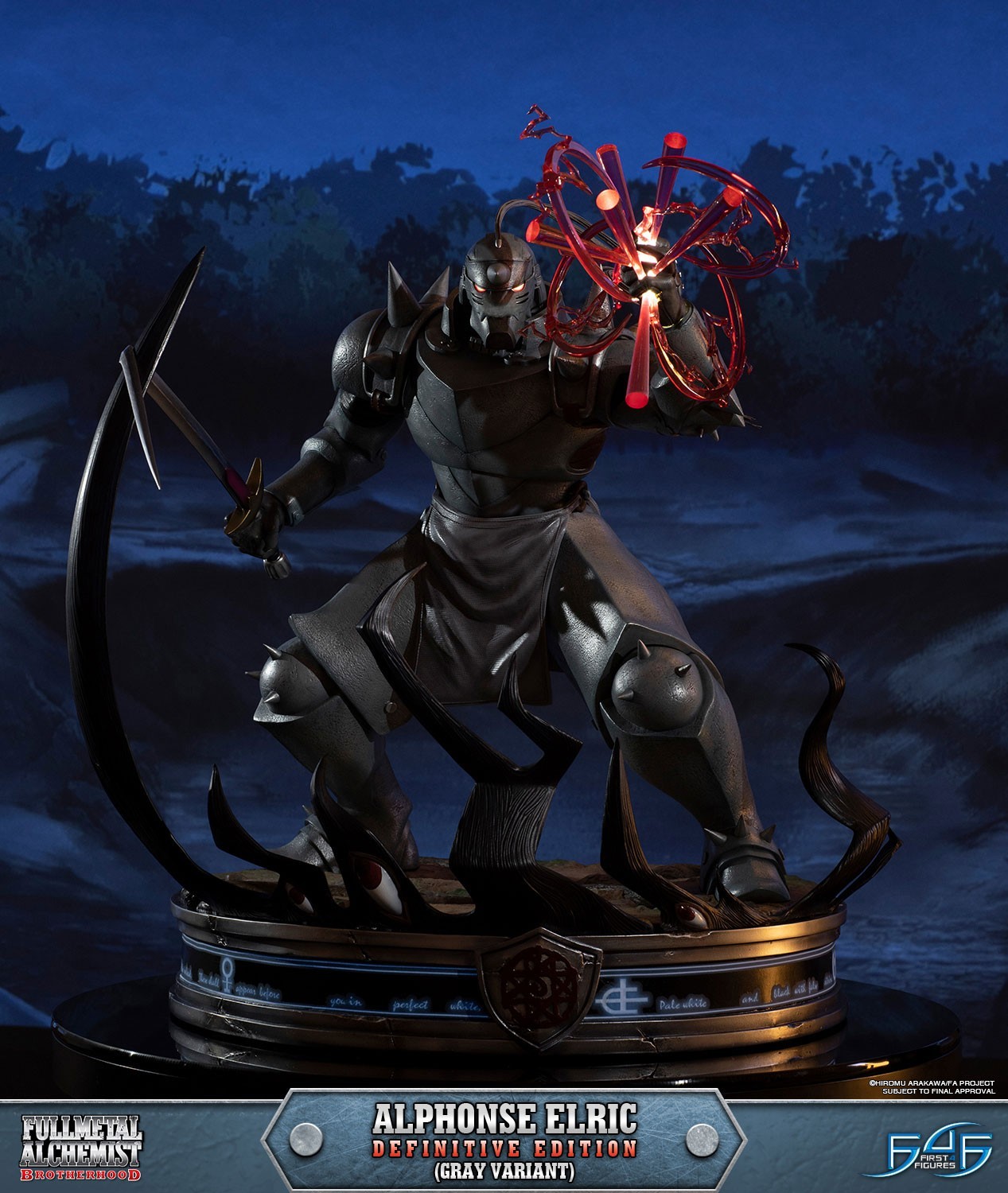 Hagane no Renkinjutsushi Fullmetal Alchemist - Alphonse Elric - 1/4 - Definitive Edition, Gray Variant (First 4 Figures) photo 25
