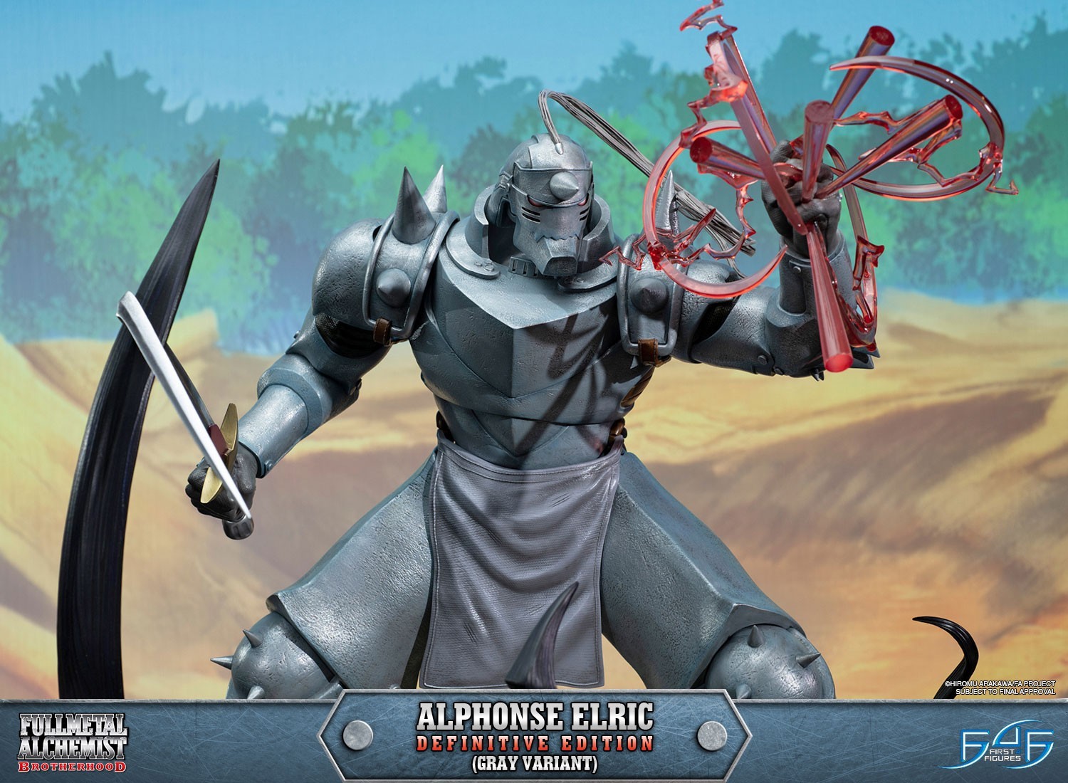 Hagane no Renkinjutsushi Fullmetal Alchemist - Alphonse Elric - 1/4 - Definitive Edition, Gray Variant (First 4 Figures) photo 27