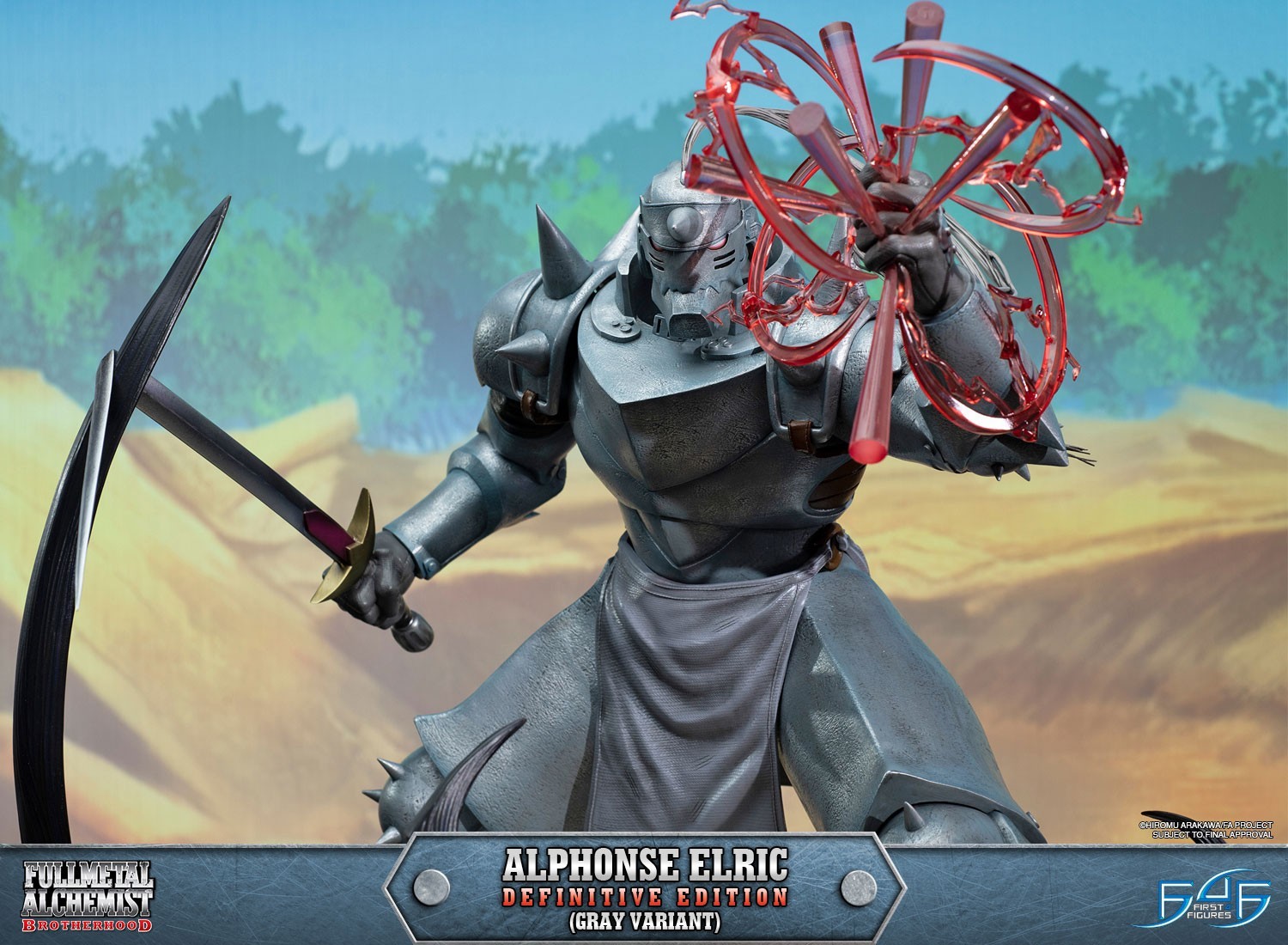 Hagane no Renkinjutsushi Fullmetal Alchemist - Alphonse Elric - 1/4 - Definitive Edition, Gray Variant (First 4 Figures) photo 28