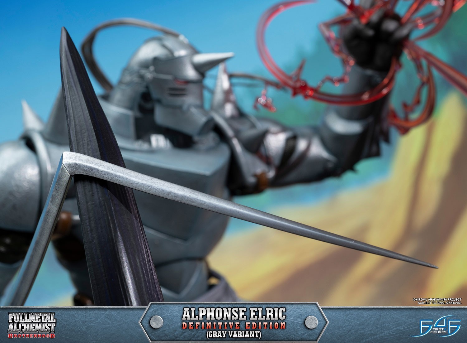Hagane no Renkinjutsushi Fullmetal Alchemist - Alphonse Elric - 1/4 - Definitive Edition, Gray Variant (First 4 Figures) photo 33
