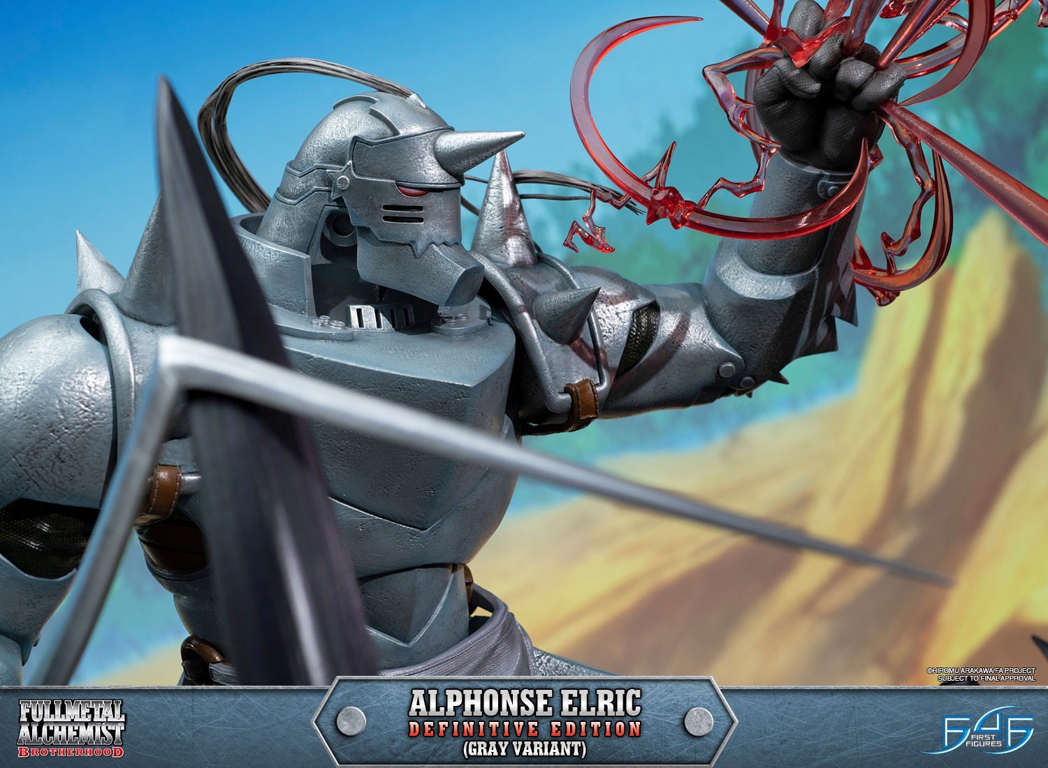 Hagane no Renkinjutsushi Fullmetal Alchemist - Alphonse Elric - 1/4 - Definitive Edition, Gray Variant (First 4 Figures) photo 34