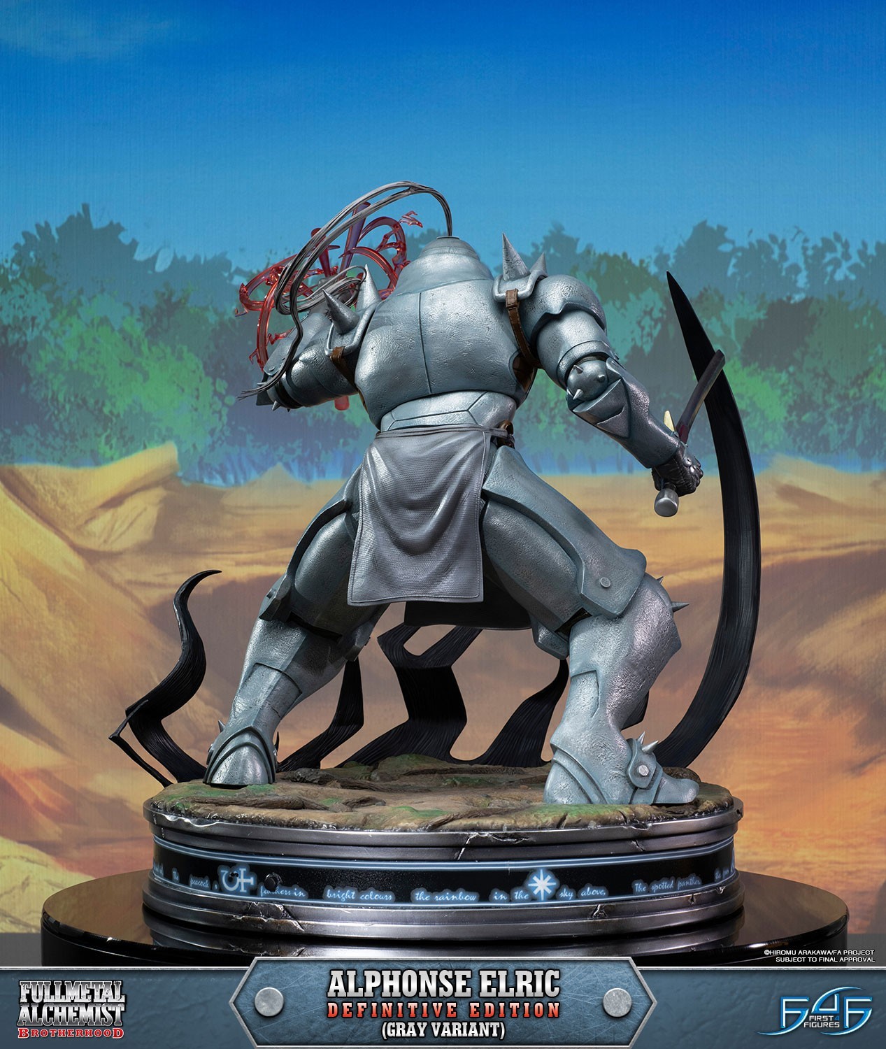 Hagane no Renkinjutsushi Fullmetal Alchemist - Alphonse Elric - 1/4 - Definitive Edition, Gray Variant (First 4 Figures) photo 36