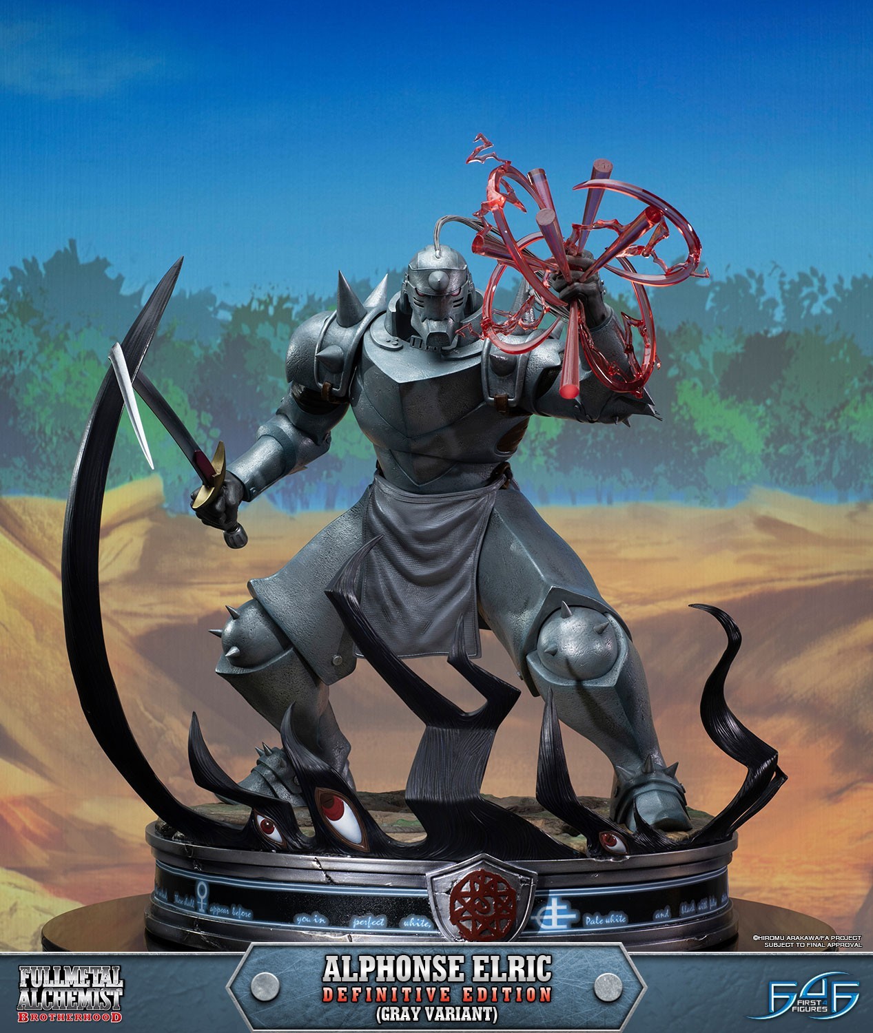 Hagane no Renkinjutsushi Fullmetal Alchemist - Alphonse Elric - 1/4 - Definitive Edition, Gray Variant (First 4 Figures) photo 42