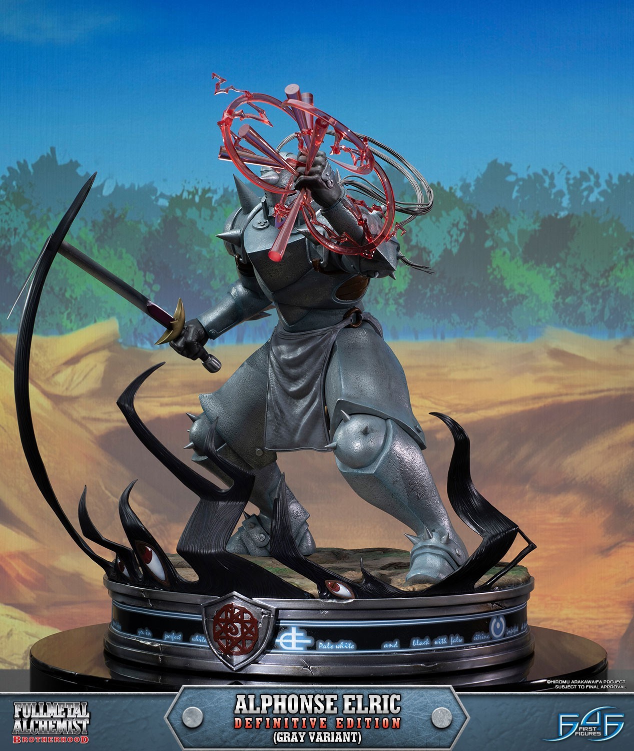Hagane no Renkinjutsushi Fullmetal Alchemist - Alphonse Elric - 1/4 - Definitive Edition, Gray Variant (First 4 Figures) photo 43