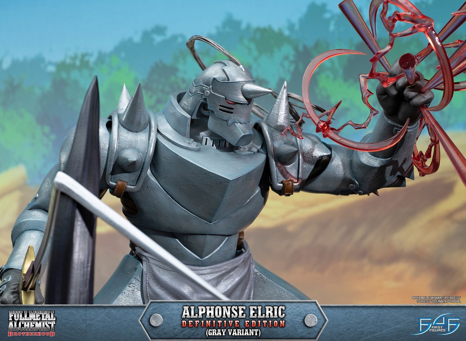 Hagane no Renkinjutsushi Fullmetal Alchemist - Alphonse Elric - 1/4 - Definitive Edition, Gray Variant (First 4 Figures) photo 44