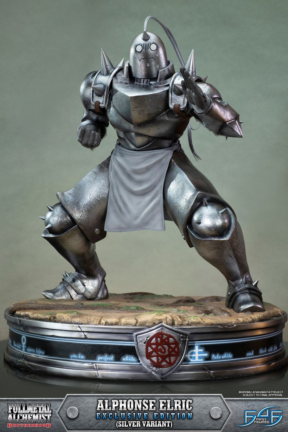 Hagane no Renkinjutsushi Fullmetal Alchemist - Alphonse Elric - 1/4 - Exclusive Edition, Silver Variant (First 4 Figures) photo 11