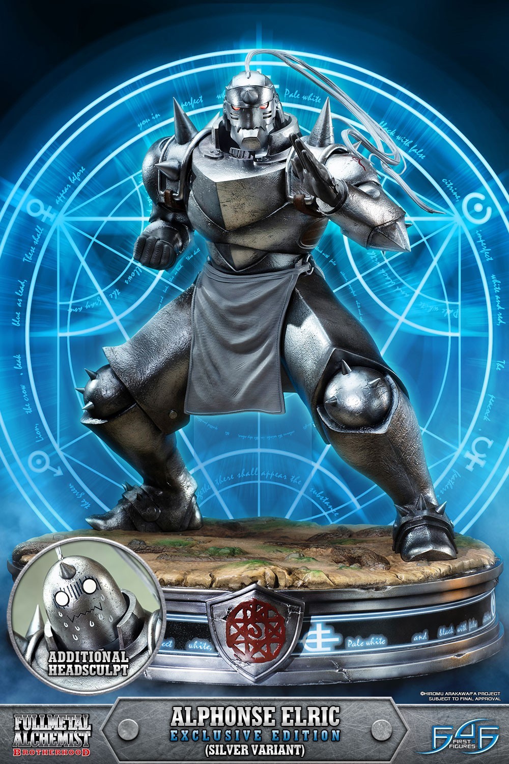 Hagane no Renkinjutsushi Fullmetal Alchemist - Alphonse Elric - 1/4 - Exclusive Edition, Silver Variant (First 4 Figures) photo 12