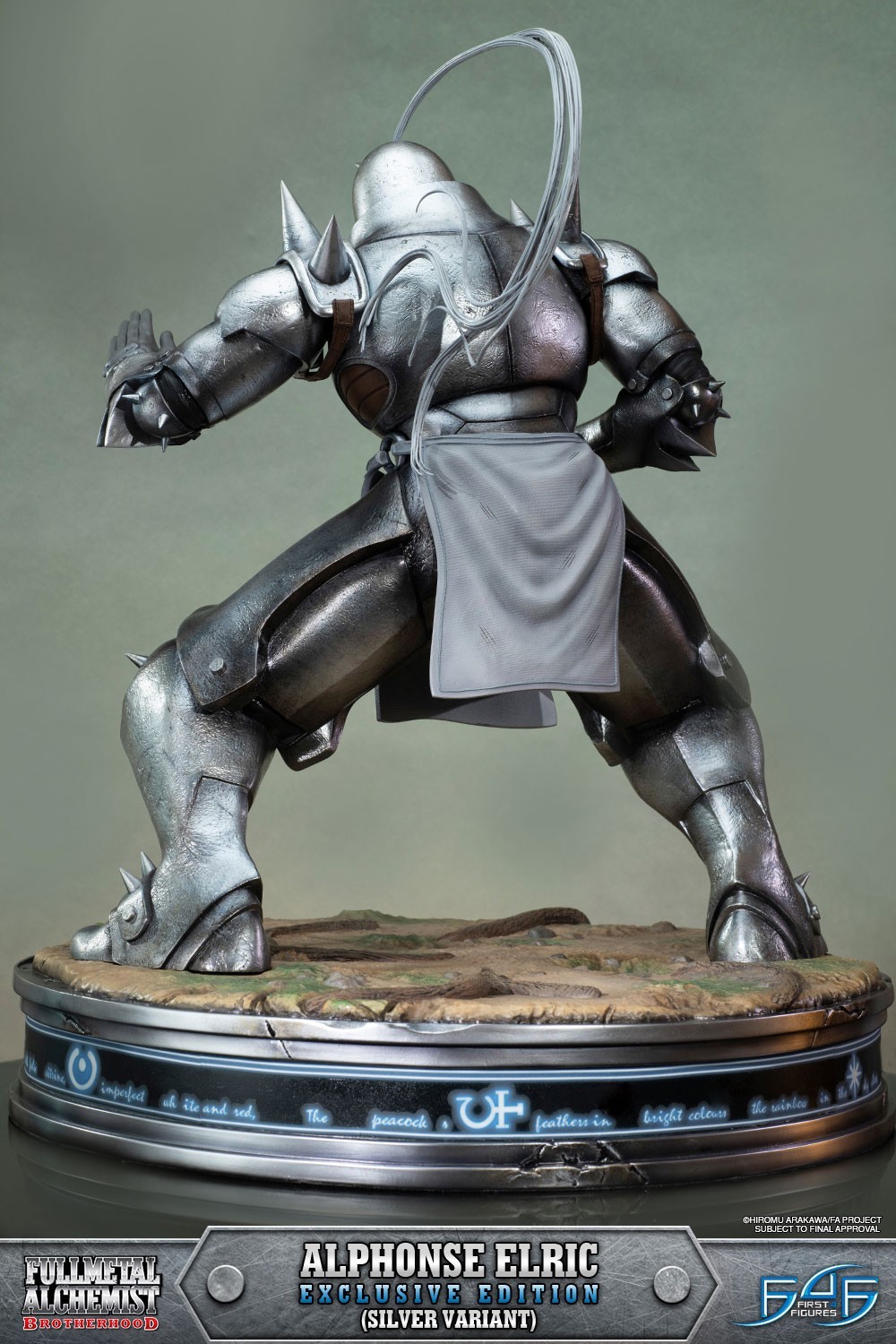 Hagane no Renkinjutsushi Fullmetal Alchemist - Alphonse Elric - 1/4 - Exclusive Edition, Silver Variant (First 4 Figures) photo 14