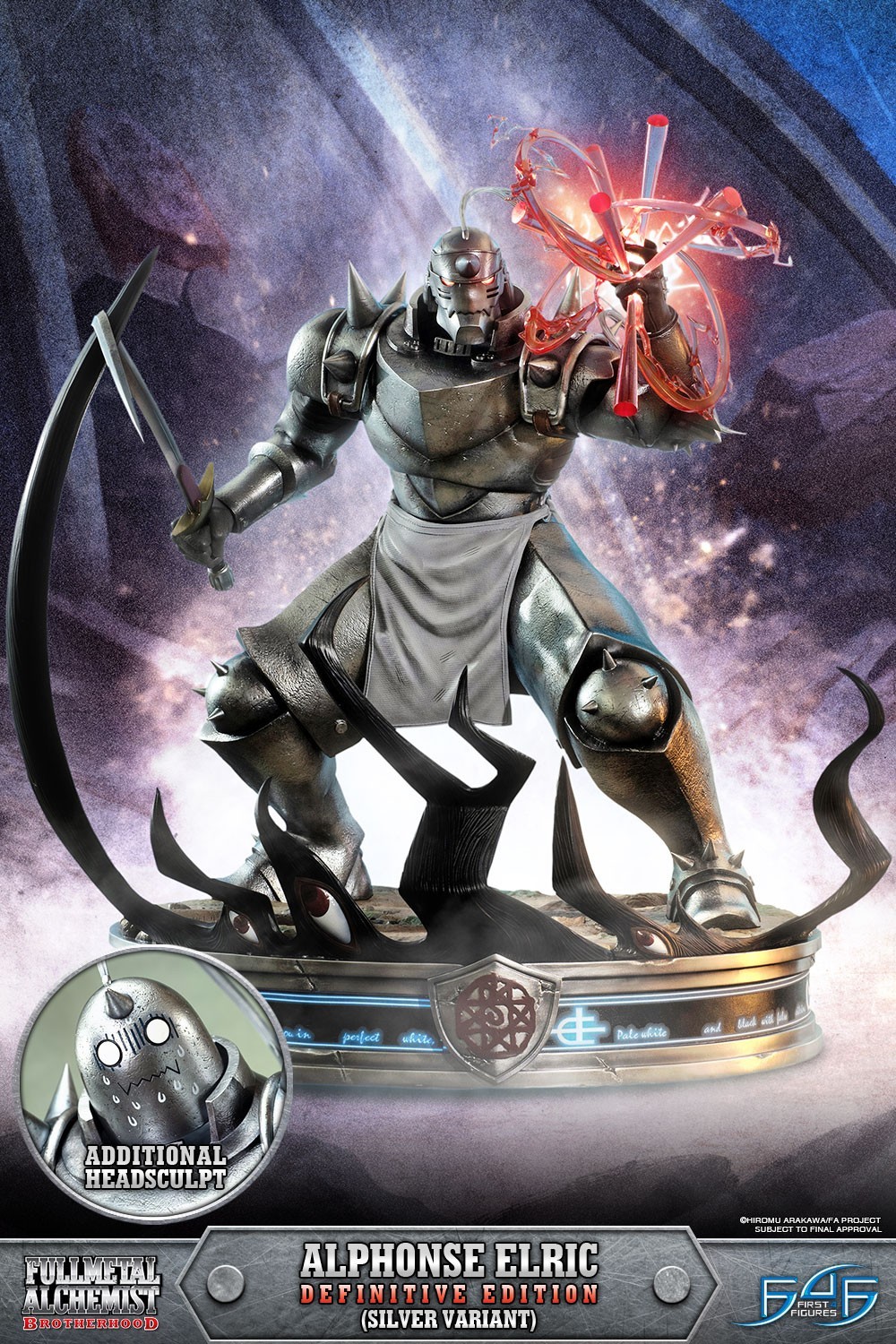 Hagane no Renkinjutsushi Fullmetal Alchemist - Alphonse Elric - 1/4 - Definitive Edition, Silver Variant (First 4 Figures) photo 3