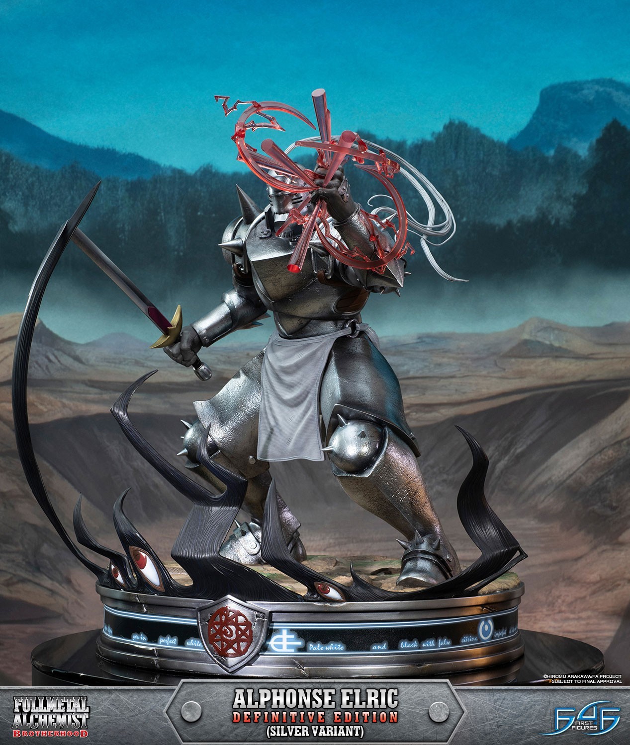 Hagane no Renkinjutsushi Fullmetal Alchemist - Alphonse Elric - 1/4 - Definitive Edition, Silver Variant (First 4 Figures) photo 38