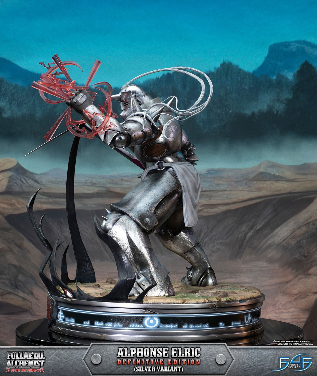 Hagane no Renkinjutsushi Fullmetal Alchemist - Alphonse Elric - 1/4 - Definitive Edition, Silver Variant (First 4 Figures) photo 39