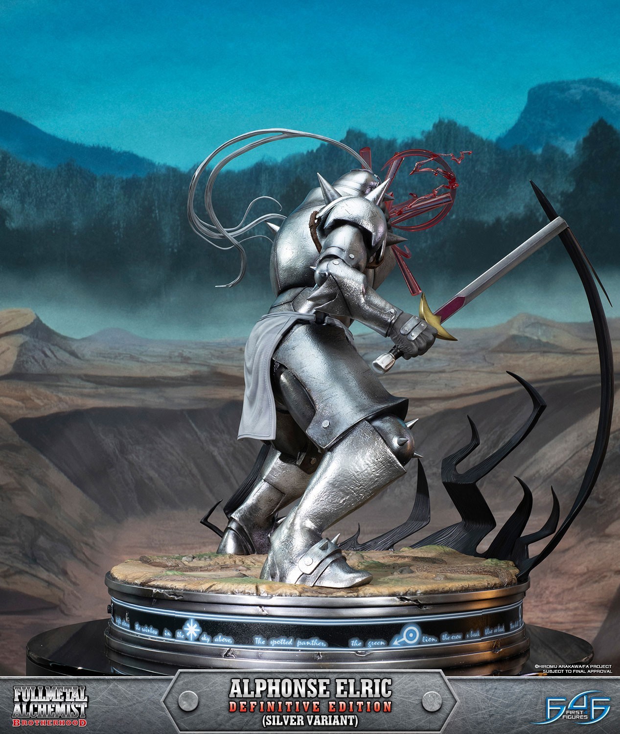 Hagane no Renkinjutsushi Fullmetal Alchemist - Alphonse Elric - 1/4 - Definitive Edition, Silver Variant (First 4 Figures) photo 42